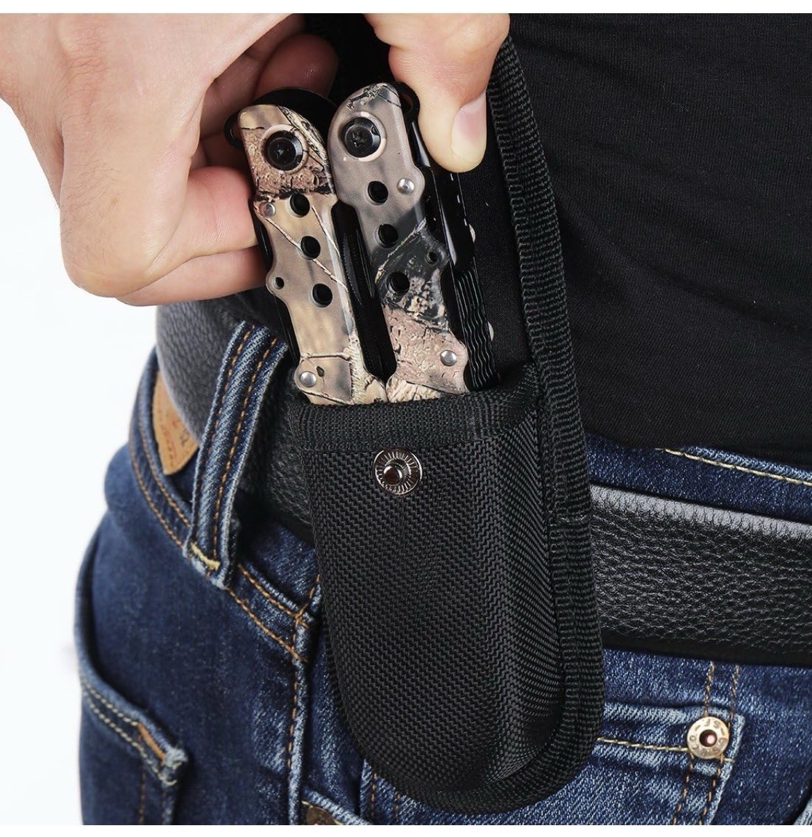 MOSSY OAK 13-in-1 MULTI-TOOL w/ Sheath (Knife, Pliers, Saw, Screwdrivers, etc.)
