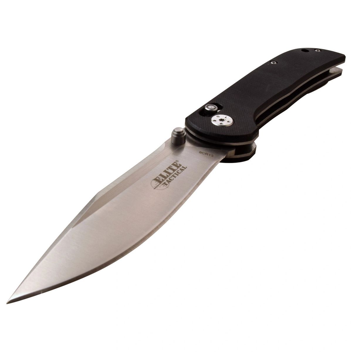 Elite Tactical – 3.95 inch Tanto, 8.95 inches overall Folding Knife – ET-1028BK