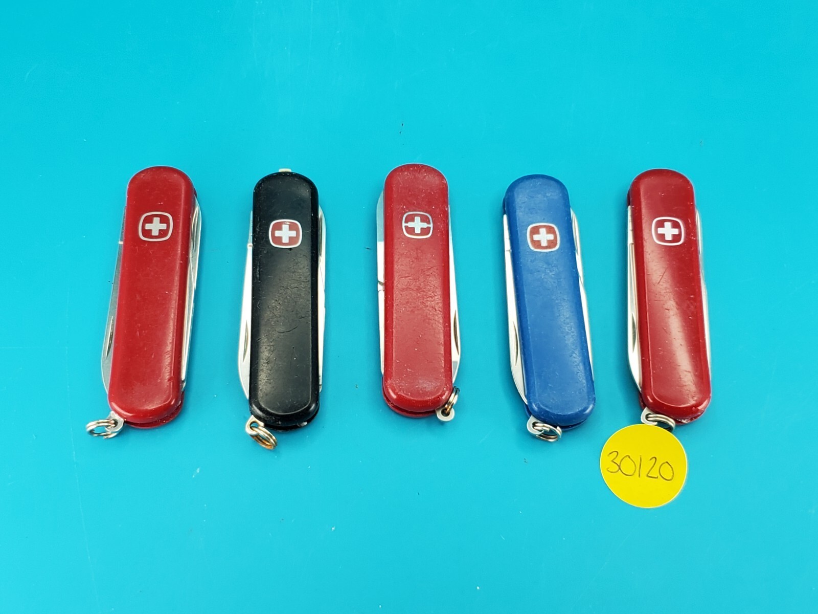 Lot of 5 Wenger Esquire Swiss Army Knife Multi Tools!