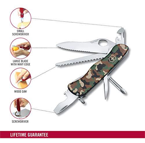 Victorinox One-Hand Trekker Swiss Army Knife 12 Function Swiss Made Pocket