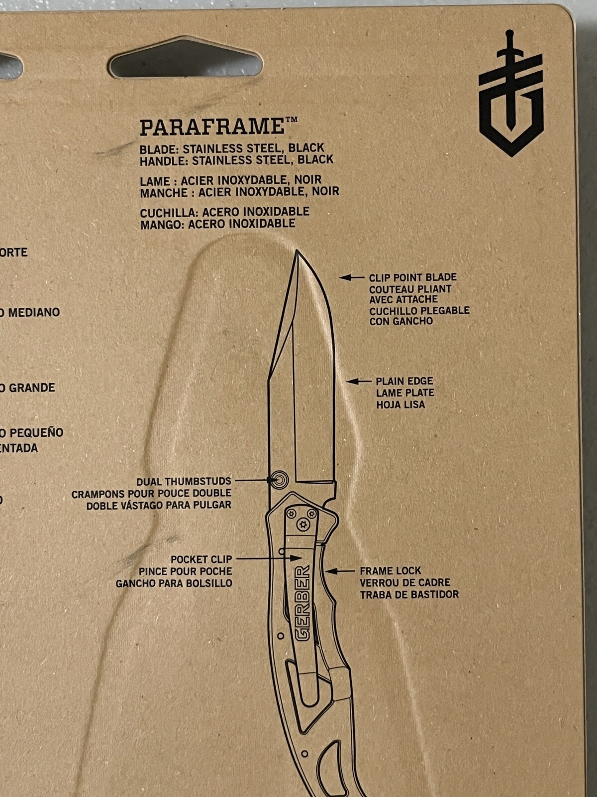GERBER Black Suspension NXT Multitool Plier + Paraframe Knife Combo Pack Genuine