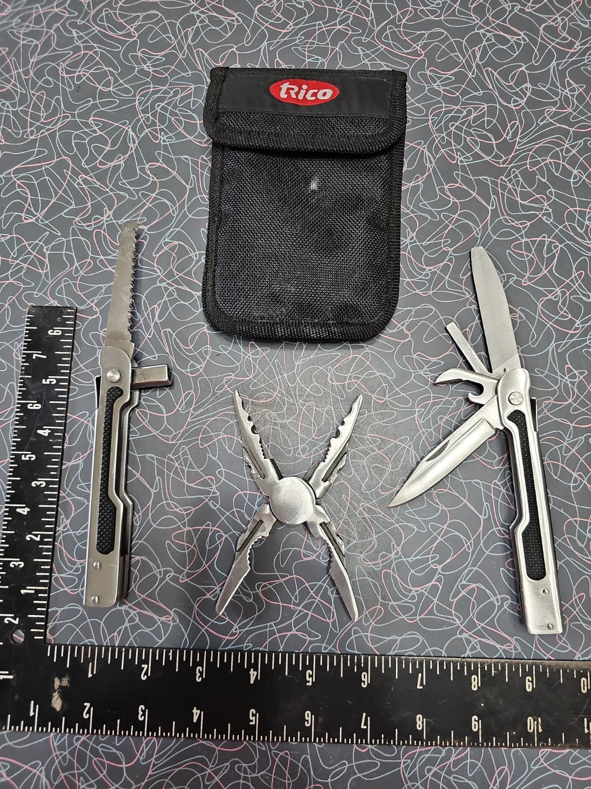 Rico? Trico? Multi-Tool Kit for Outdoor Military, Camping, Fishing, Survival,