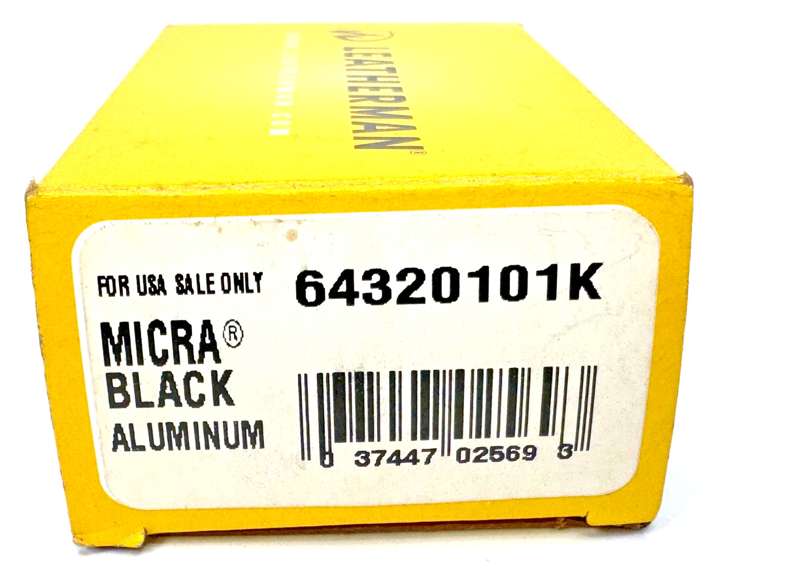 Leatherman MICRA BLACK Aluminum Multitool Keychain Key Ring Size New In Box