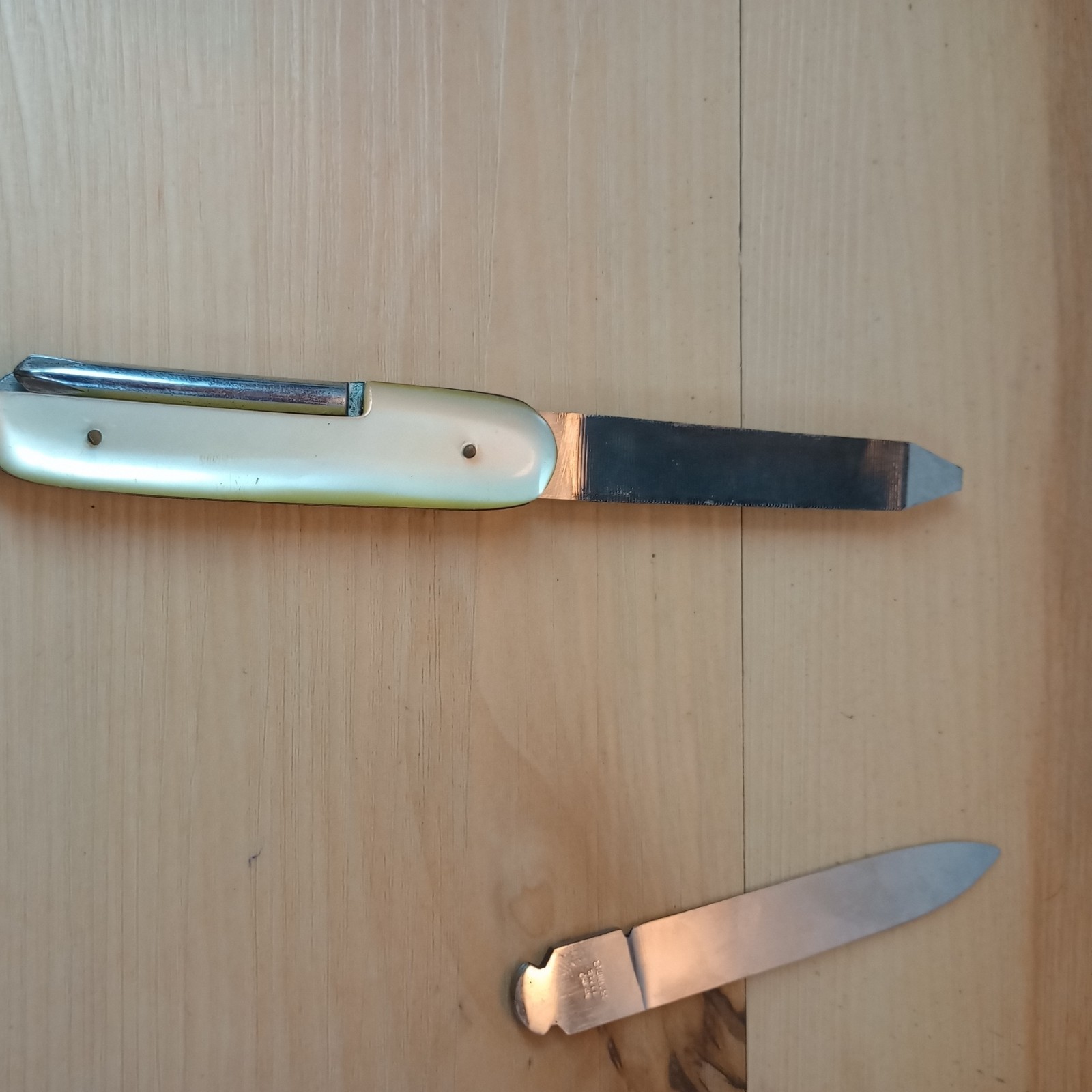 Vtg Multi Purpose Tool Kit Pocket Size Knife Interchangeable 6pc Stainless Japan