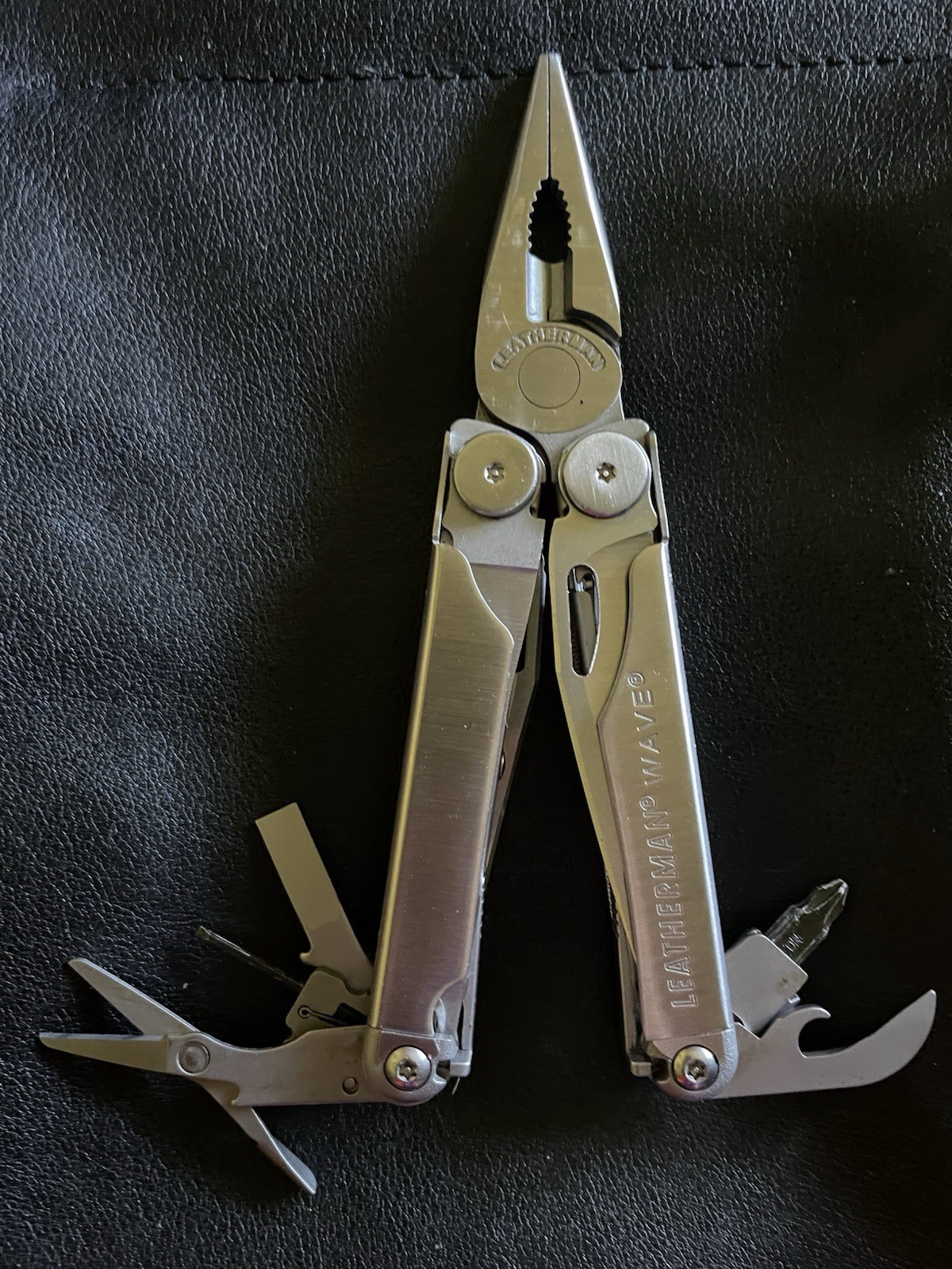 Leatherman Wave 2nd Second Edition With Bit Kit Sheath Driver Extender Multitool