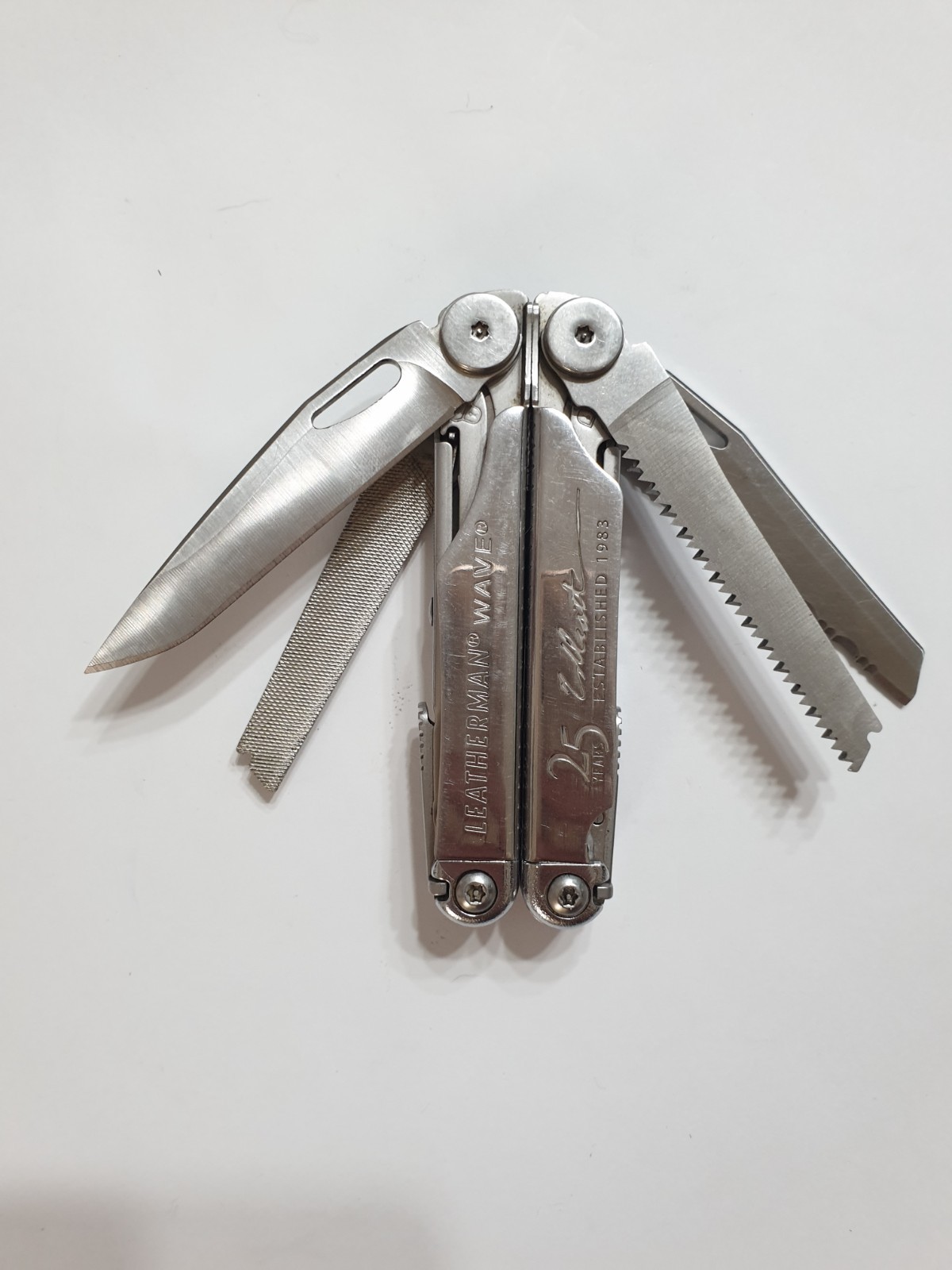 🔥🔥 Leatherman Wave 2008 35 Years Anniversary Rare Limited Polished Retired