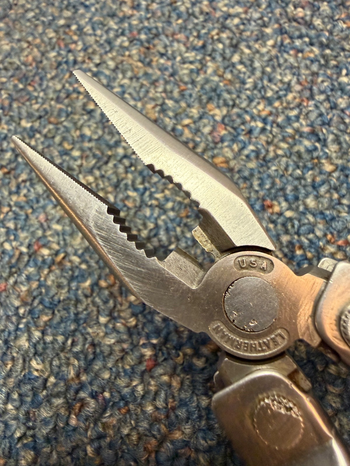 Original Leatherman tool, 8 blades + pliers, USA, as-found, good condition