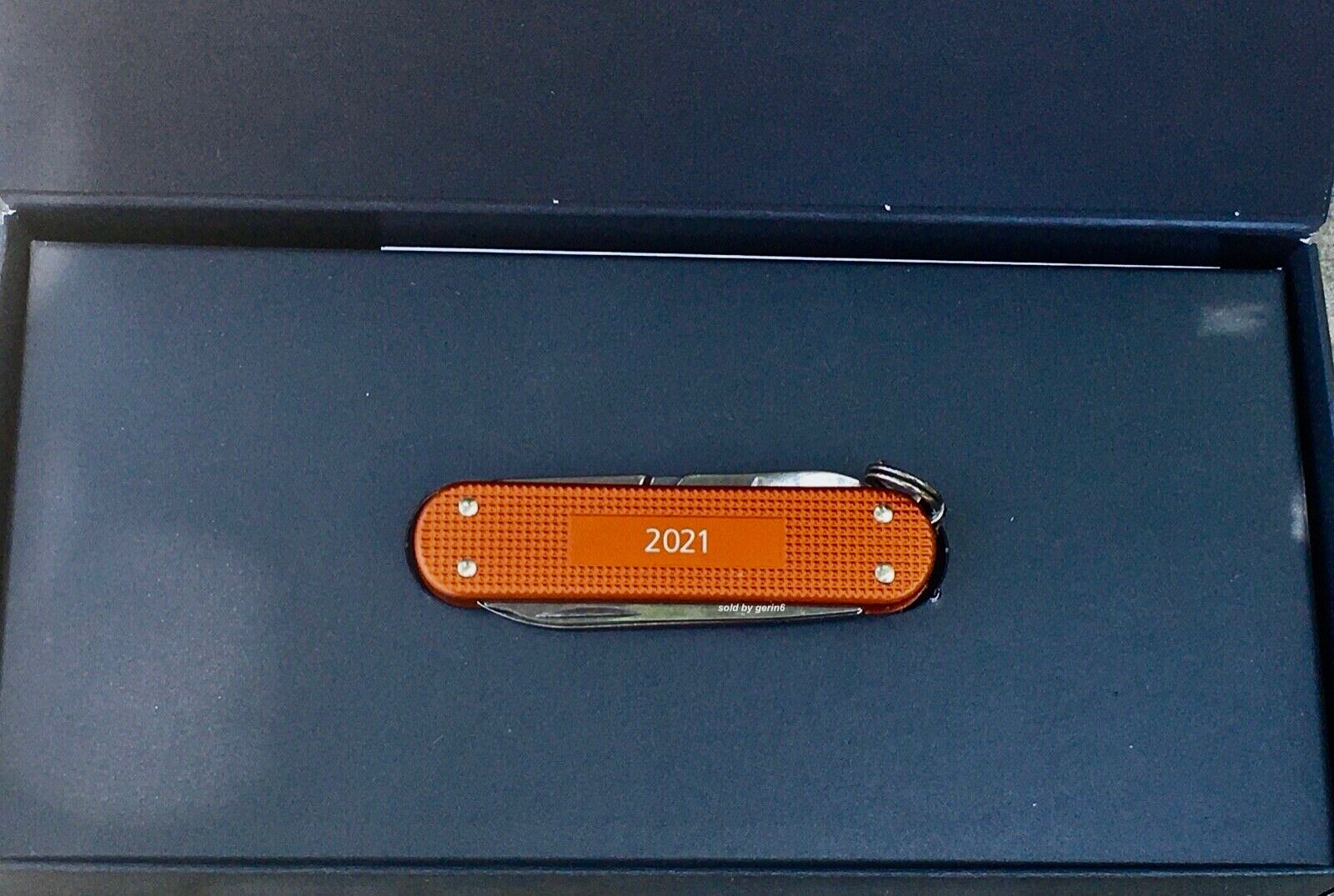 Swiss Army Knife, L.E. Classic Orange Alox Victorinox, 0.6221.L21, New In Box