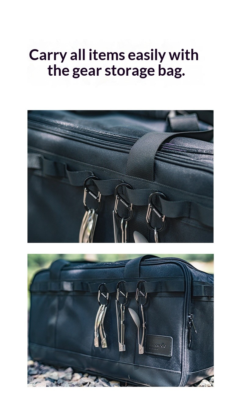 Outdoor S-shaped aluminum alloy buckle, outdoor multifunctional buckle
