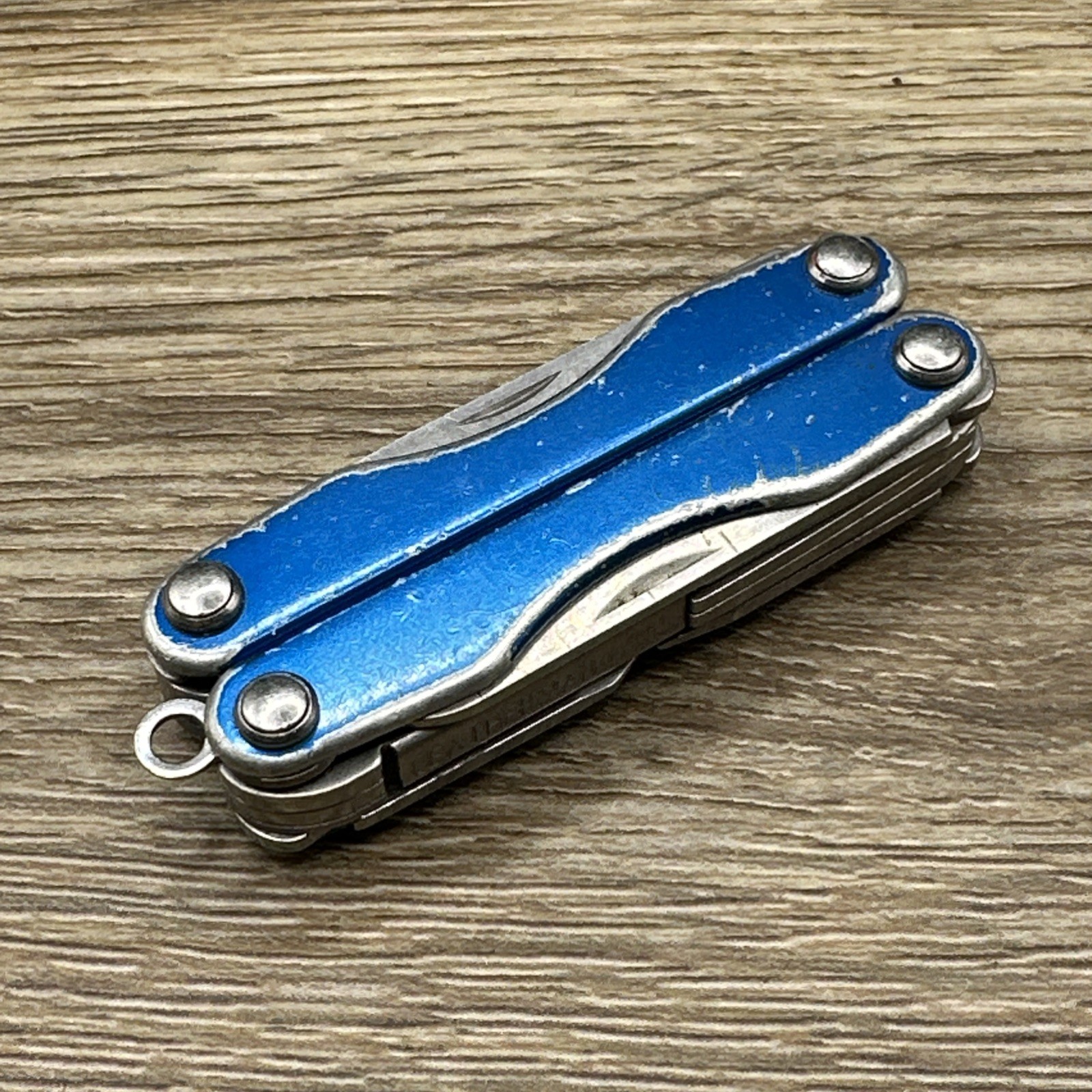 Leatherman Squirt S4 Blue Multitool Discontinued Made in the USA