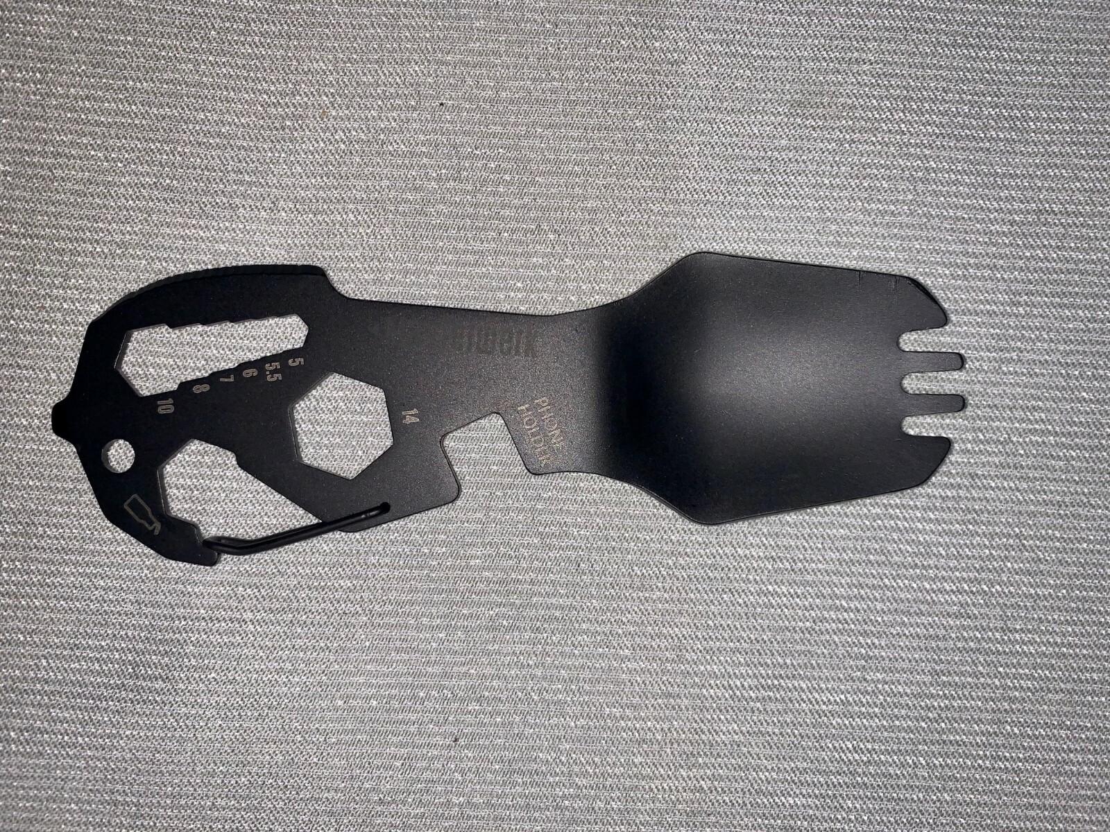Origaudio Black Barrow Spork-Multi-tool Utensil