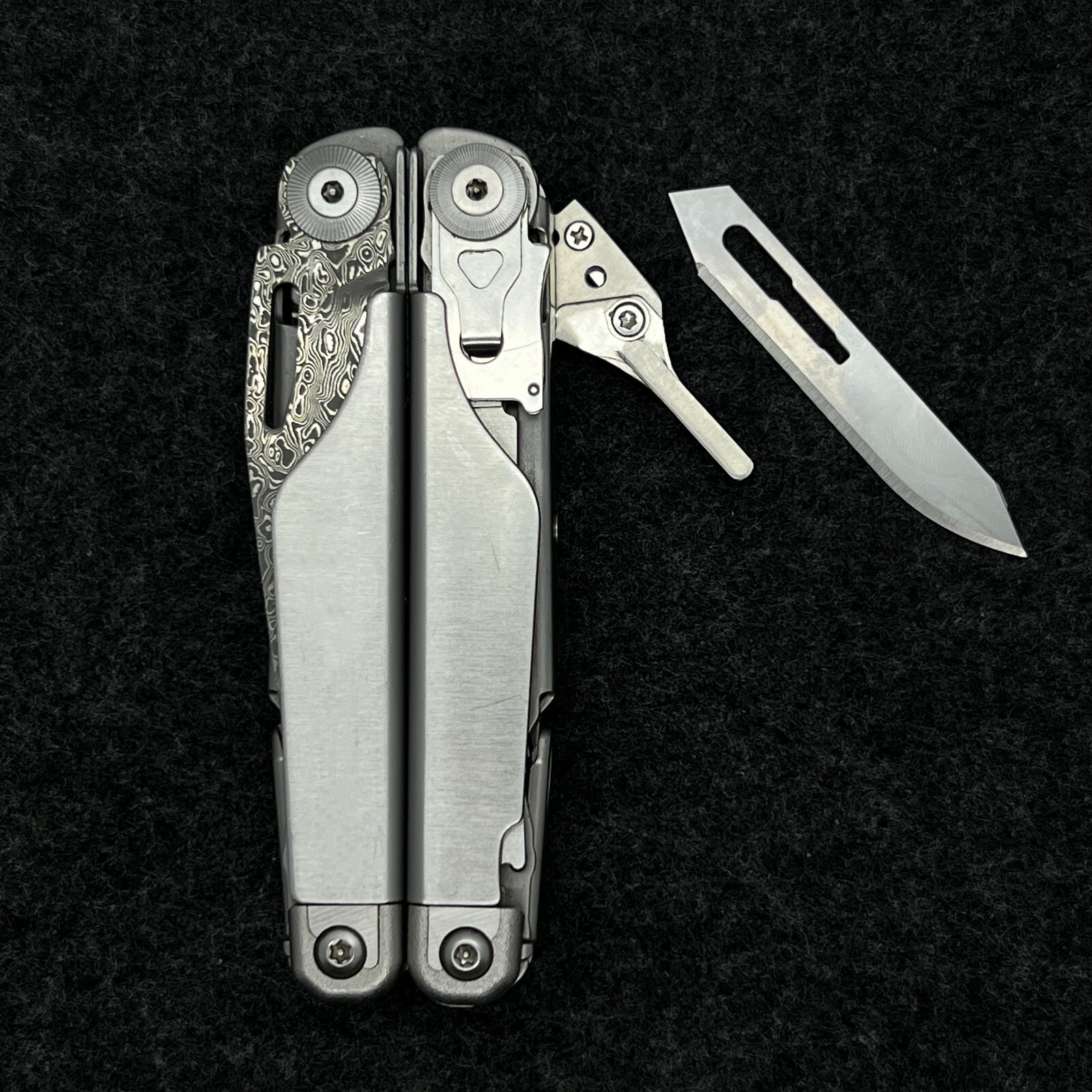 Scalpel Handle with Thumb Grip Fits Surgical Blades No60 for Leatherman Surge
