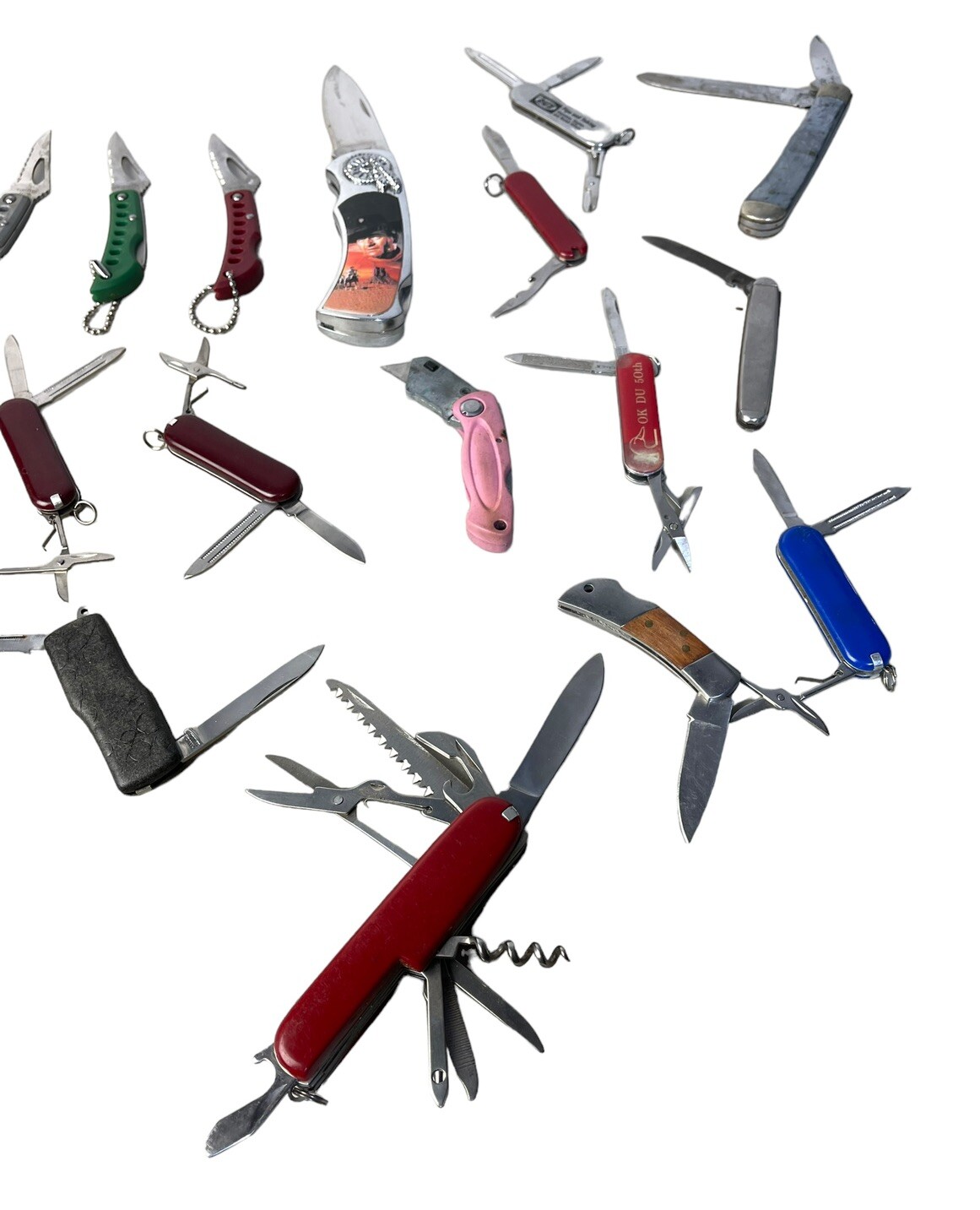 Lot of 20 Pocket Knives And Multi Tools Approximately 1 Lbs 10 Oz