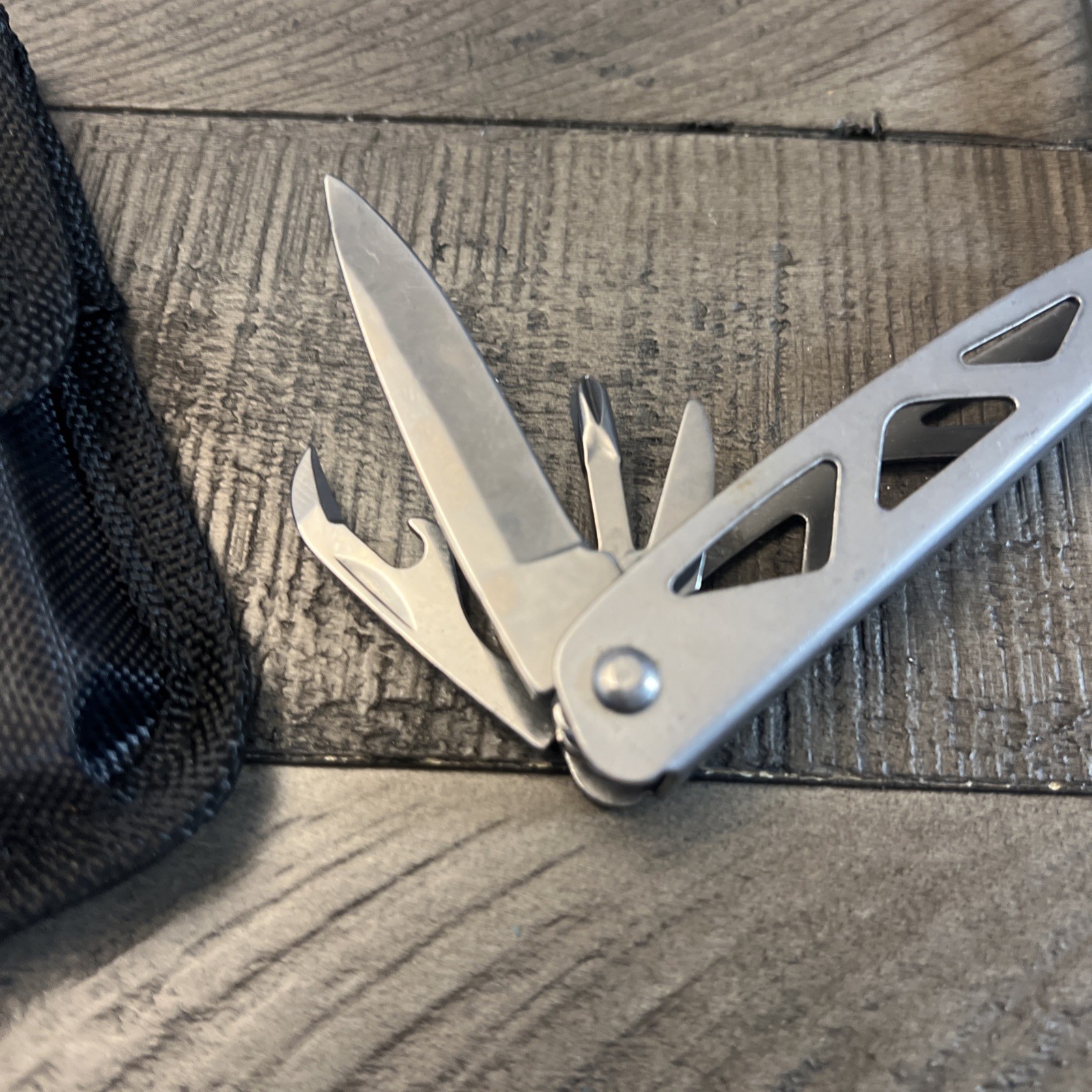 Ozark Trail Multi Tool Pliers Knife Stainless Steel w/ Pouch Camping