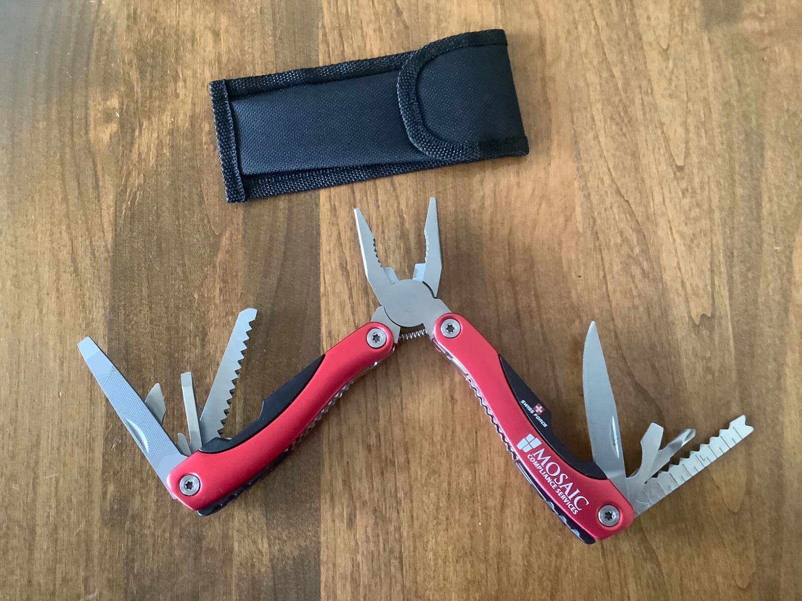 Swiss Force Red Multi-Tool with case