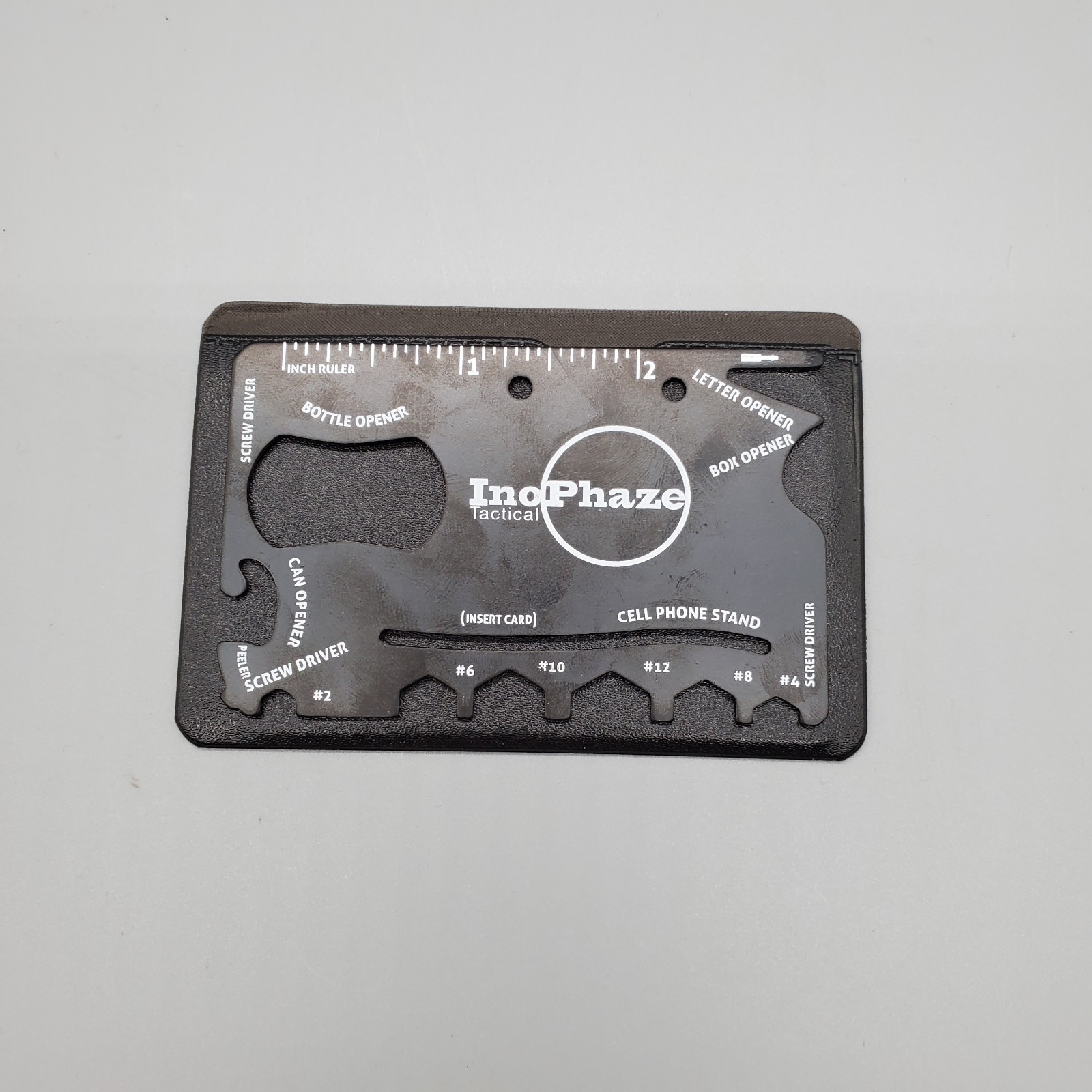Wholesale Lot of 50 Wallet Multi-purpose Credit Card Size Tool Black