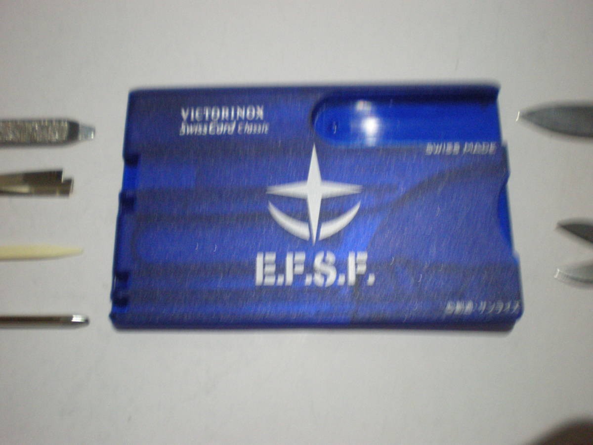 Victorinox Mobile Suit Gundam Federation Zeon Swiss Card