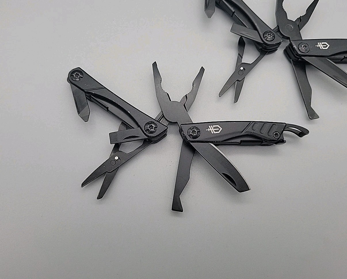 Gerber Dime Small Multi Tool – LOT OF 2 – Knife – Pliers – Scissors – BLACK