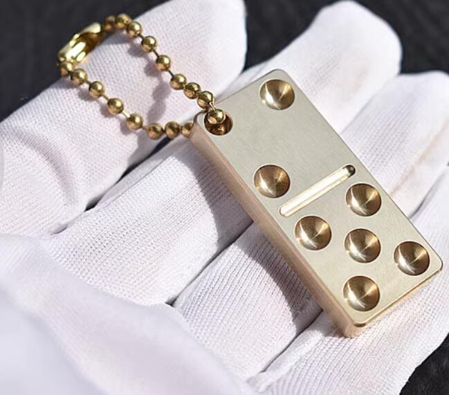 EDC Brass/ Copper Small Pendant Portable Creative Chain Pendant Ornament Toys