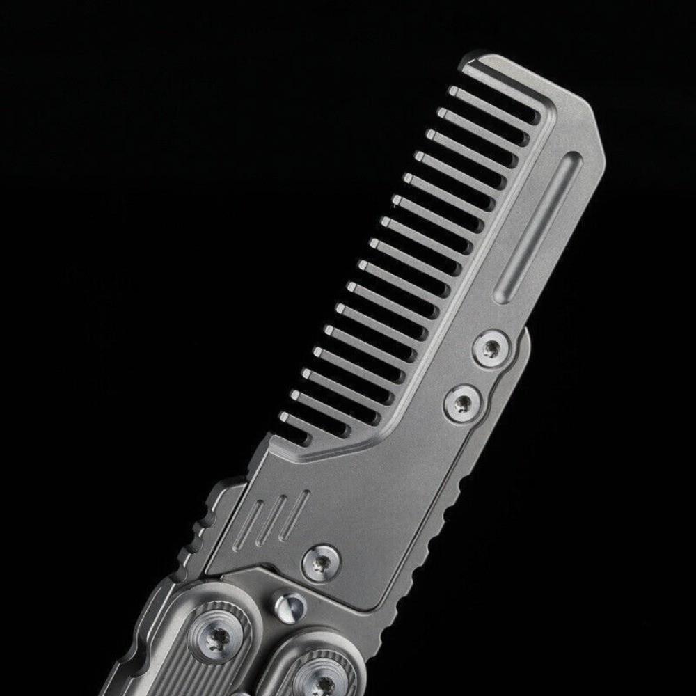 EDC Titanium Alloy Comb Utility Opener Portable Outdoor Multi-funtion Tool