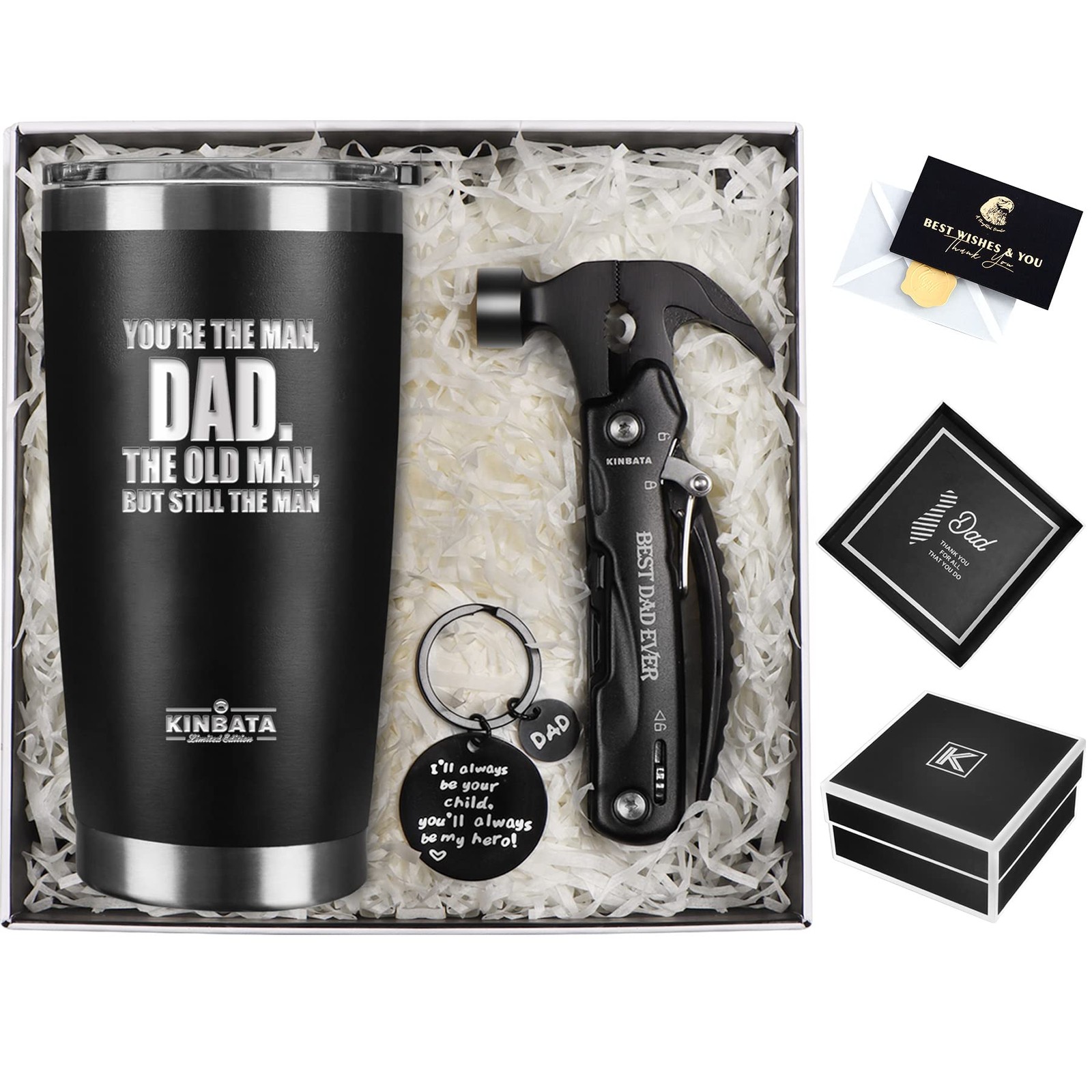 Birthday Gift For DadFathers Best Day for Dad Ever Gifts for Men from Daughte…
