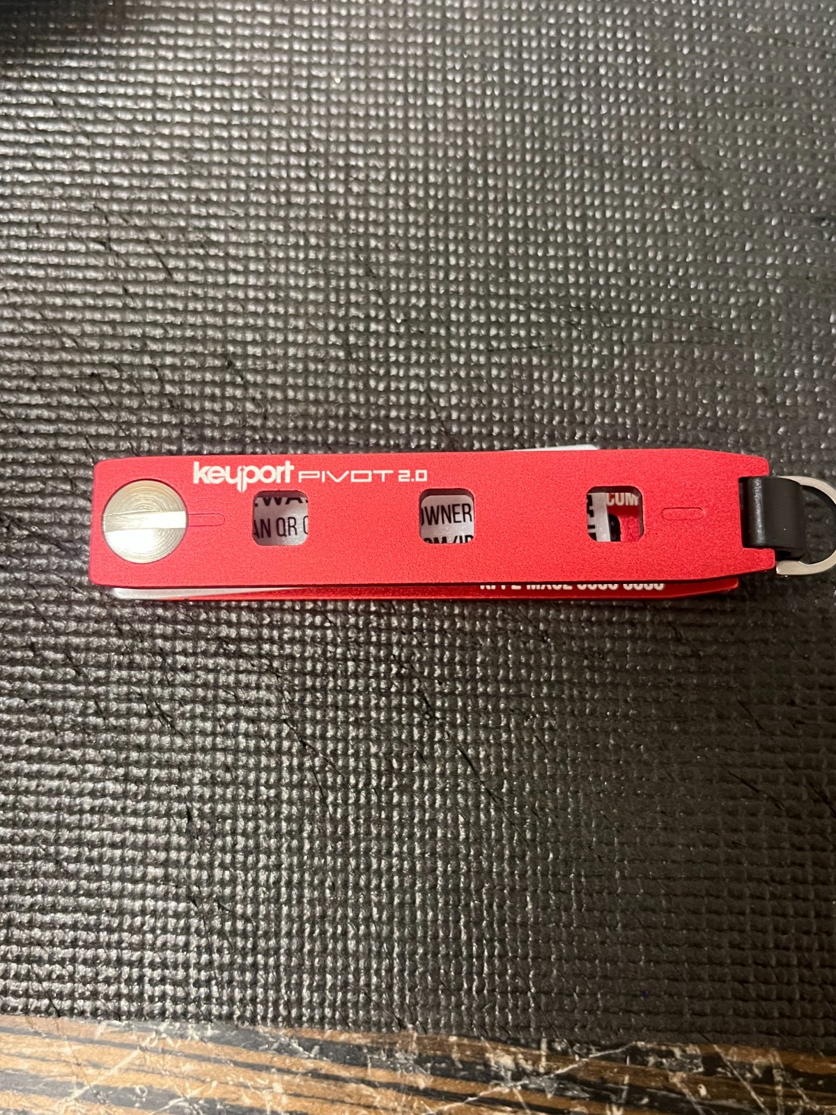 Keyport Pivot 2.0 Modular Key Organizer Multi-Tool Keychain Red New