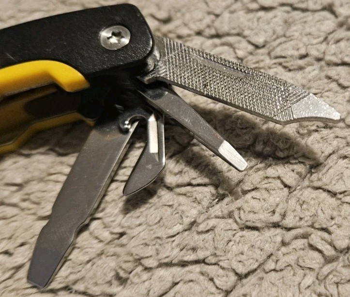 Lasky Multi Tool 9 Tools 2.75 Inches Long Yellow