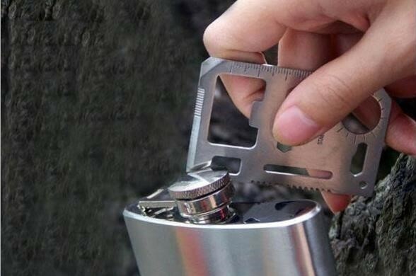 Multi Tool 11 in 1 Wallet Thin Survival Pocket Credit Card Knife