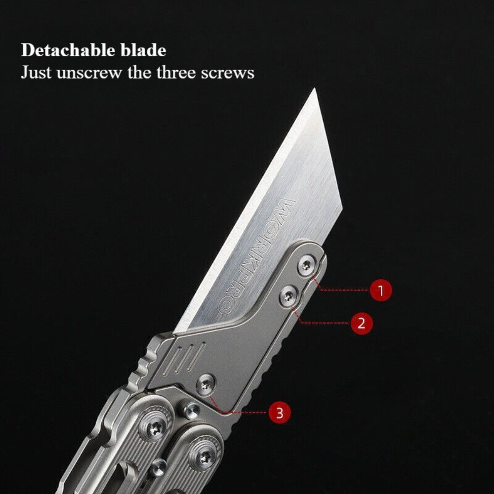 EDC Titanium Alloy Comb Utility Opener Portable Outdoor Multi-funtion Tool