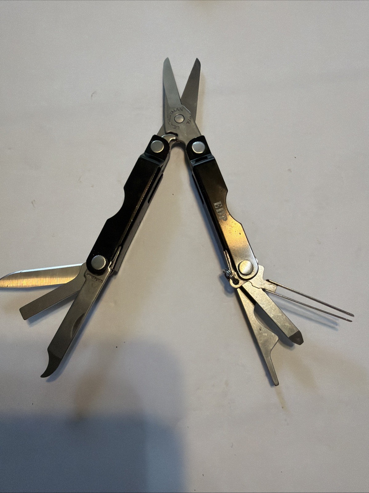Leatherman Micra Multi-Tool Stainless Steel Blade Knife, Scissors, Key Ring