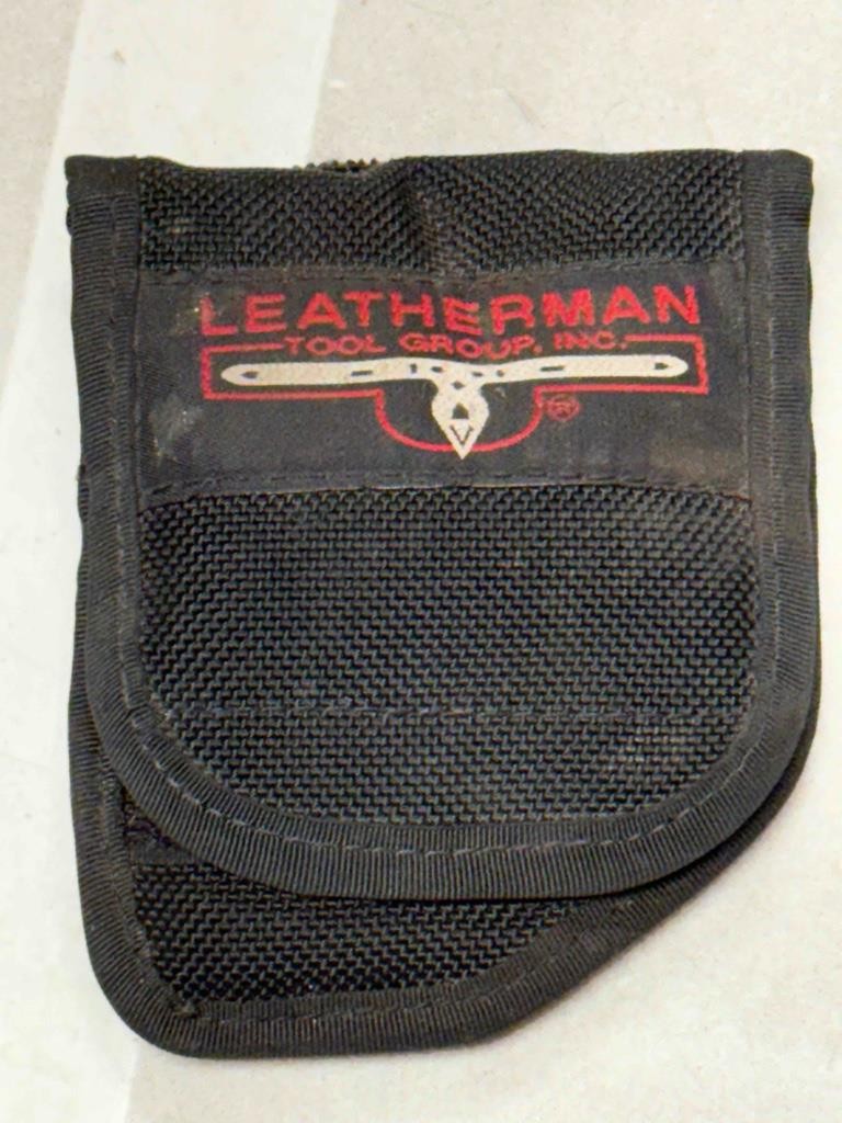Vintage Leatherman PST ? Multi Tool w/ Bit Driver + 6 Bits Pouch Made in USA