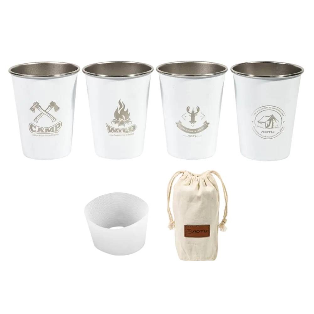 Eco Friendly Reusable 304 Stainless Steel Mugs Great for Camping Trips