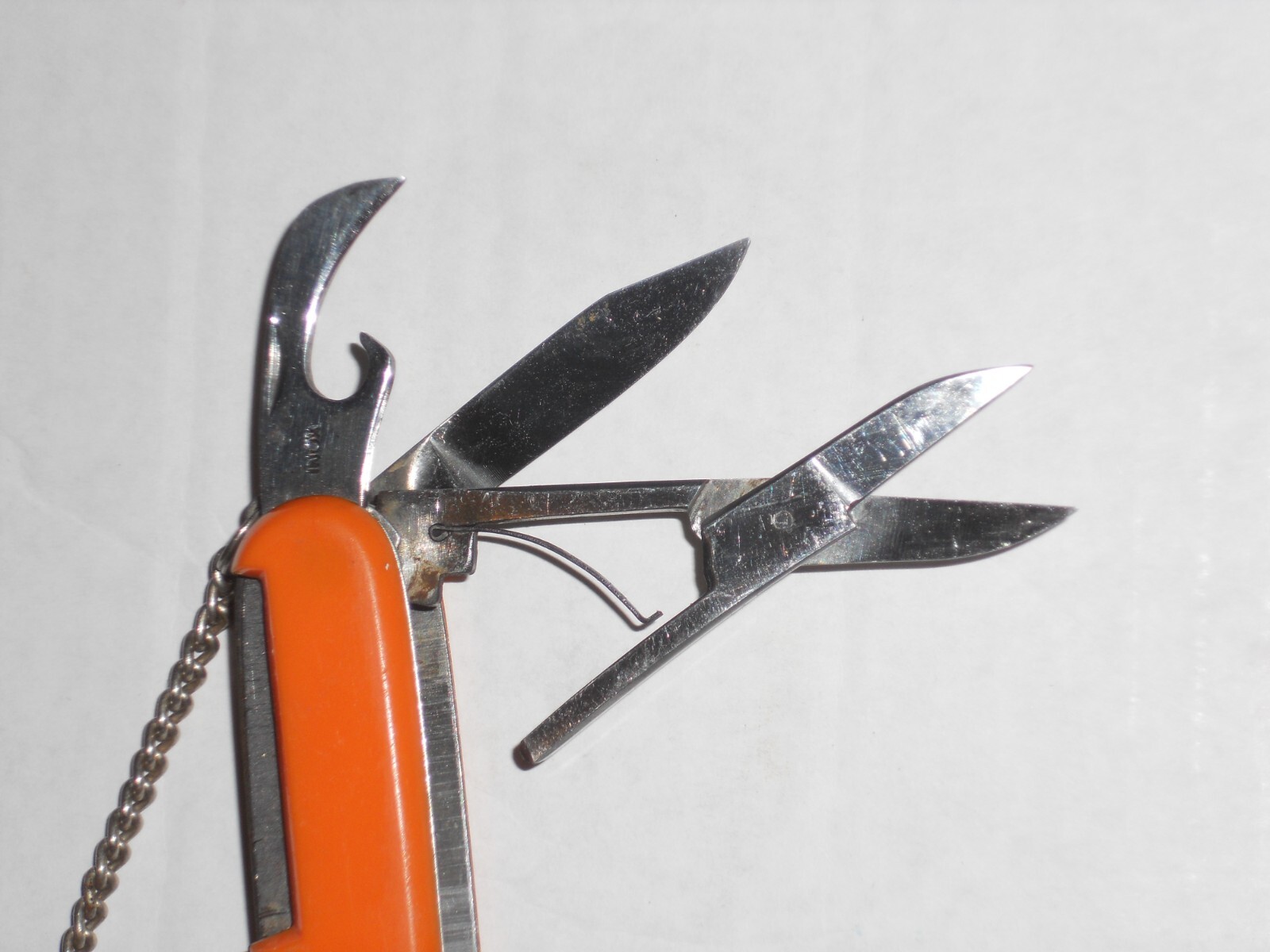 STIHL Pocket Knife With Multi Function Inox Solingen Germany No Marks On Blades