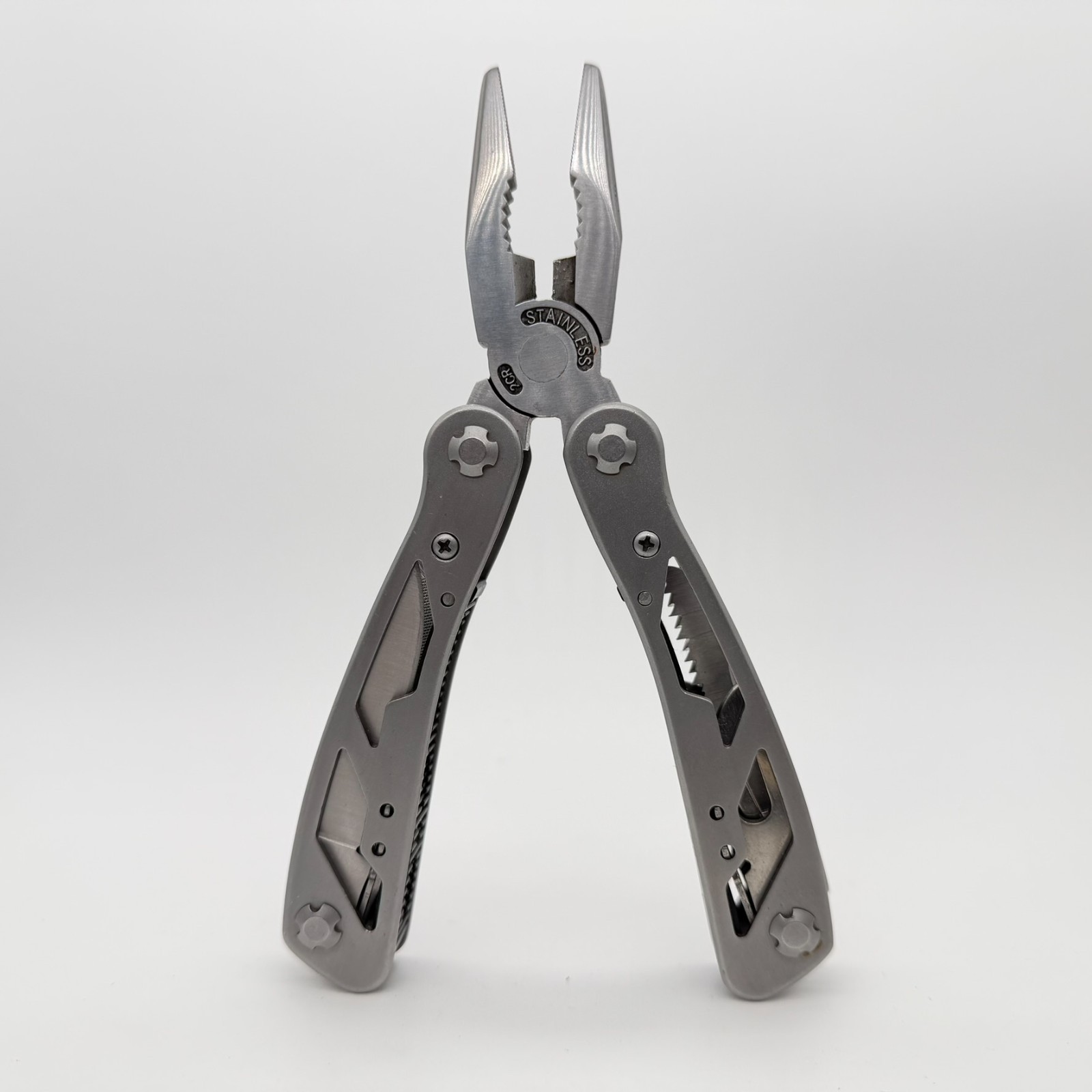 Stanley 12-in-1 Multi-Tool Pliers Pocket Knife Saw File Screwdriver EDC Gear