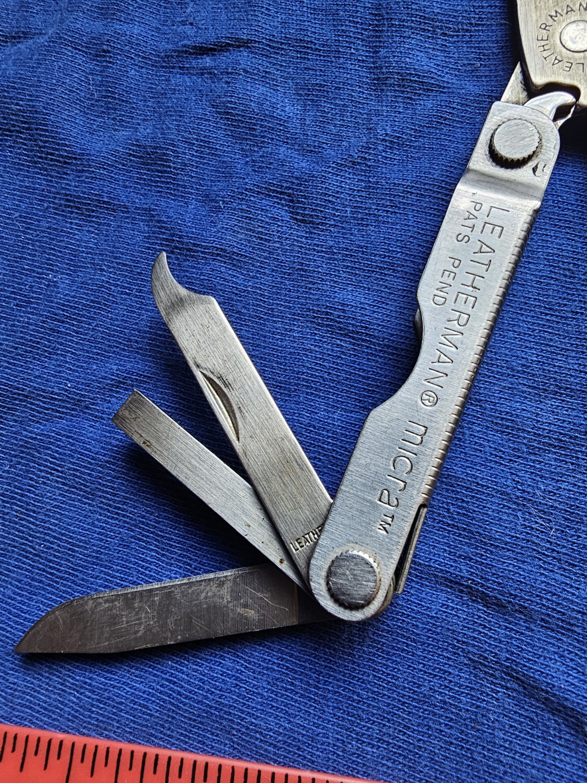 Leatherman Micra Mini Multi-Tool, Knife, Scissors, Key Ring, Black BOD 0921 VGUC