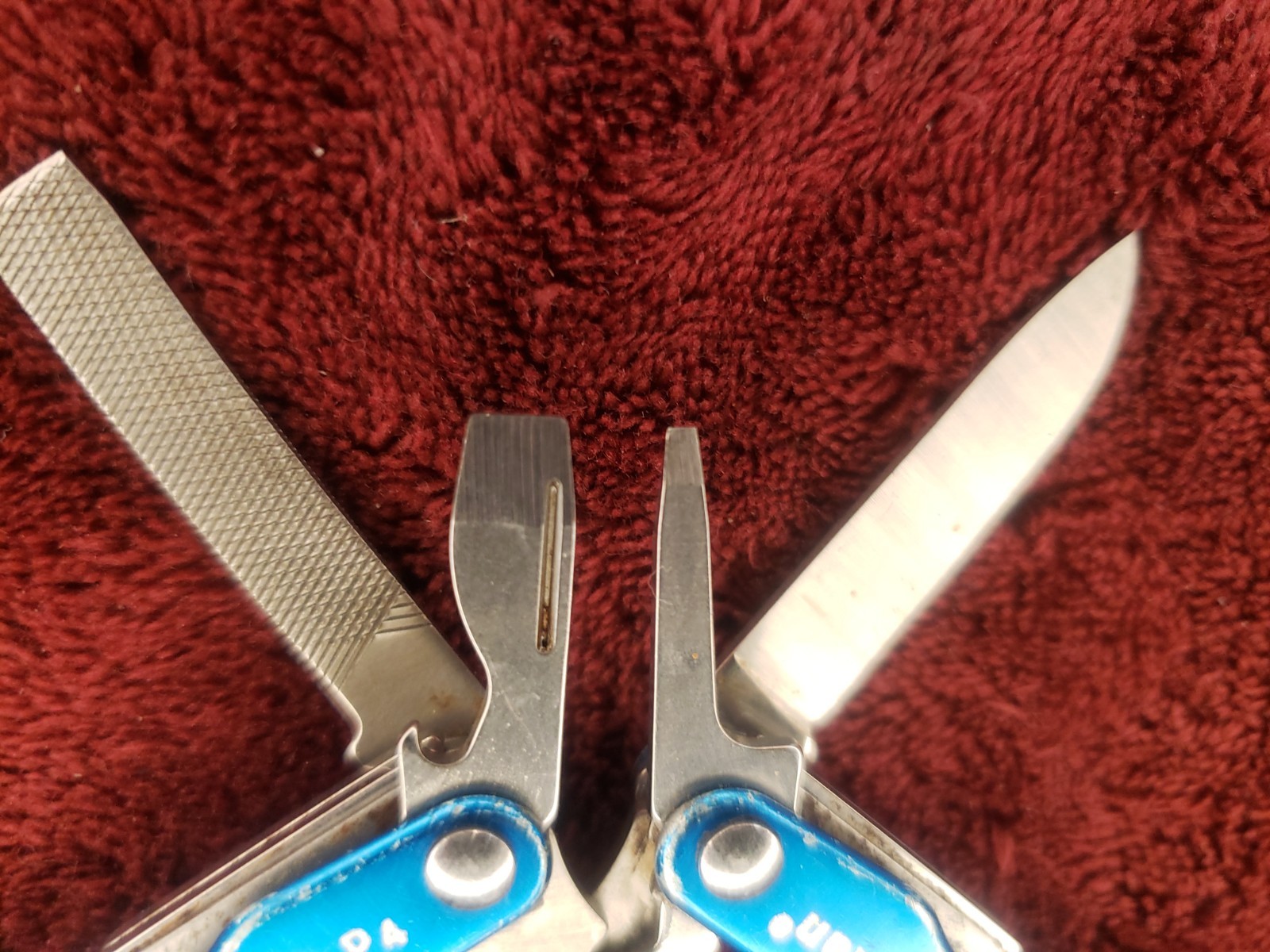 🔪🔪 Leatherman Squirt P4 Multi-Tool Blue Keychain
