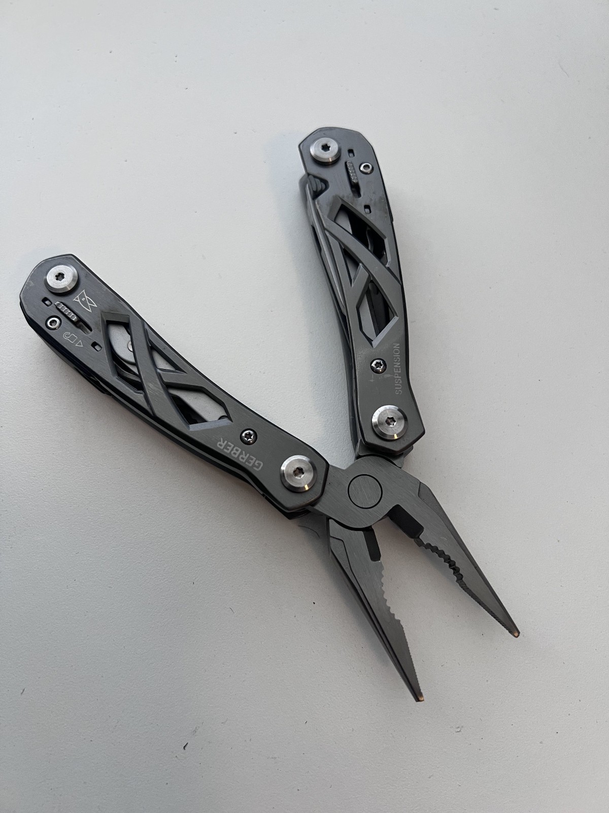 Gerber Suspension Multi Tool Knife with Sheath used