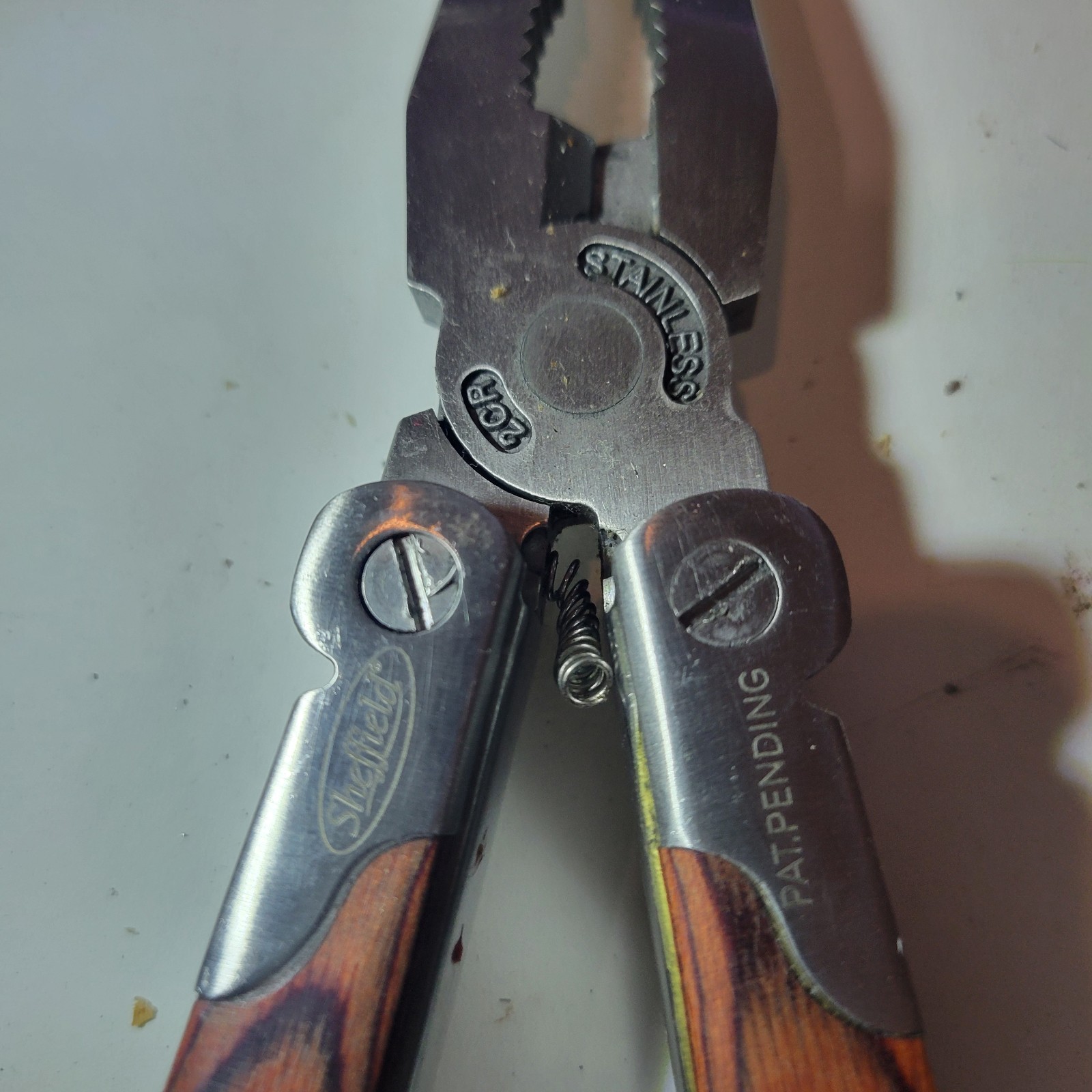 Lot Of 5 Multitools. China. Good Condition.stailess Steel. Barlow.