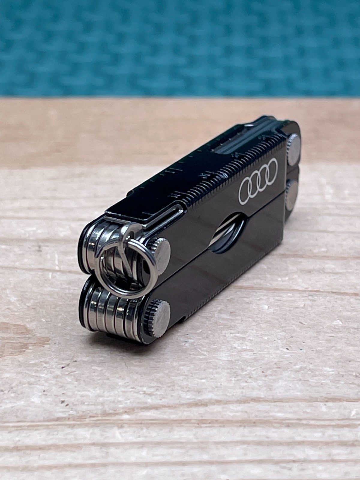 Leatherman Micra Black Anodized Aluminum Multi-tool Knife W/AUDI Logo 11/08