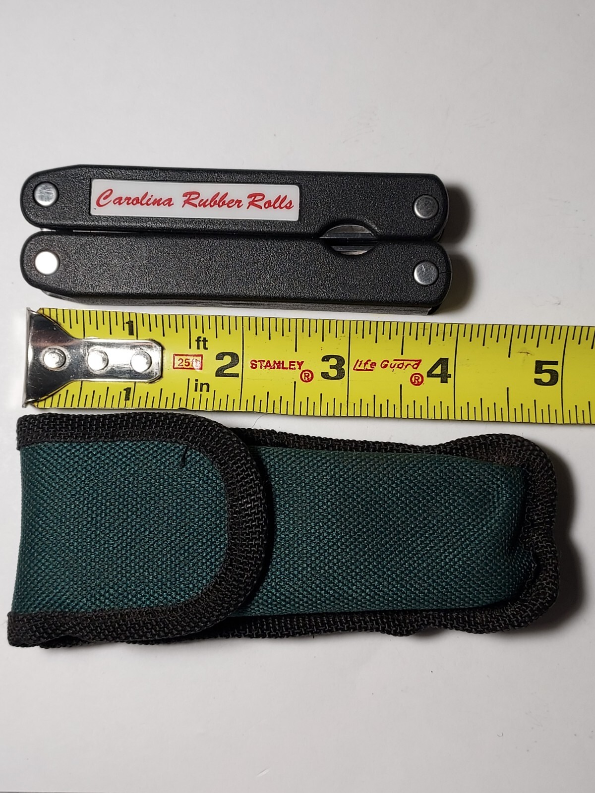 Pliers Multi Tool advertising Carolina Rubber Rolls with nylon pouch