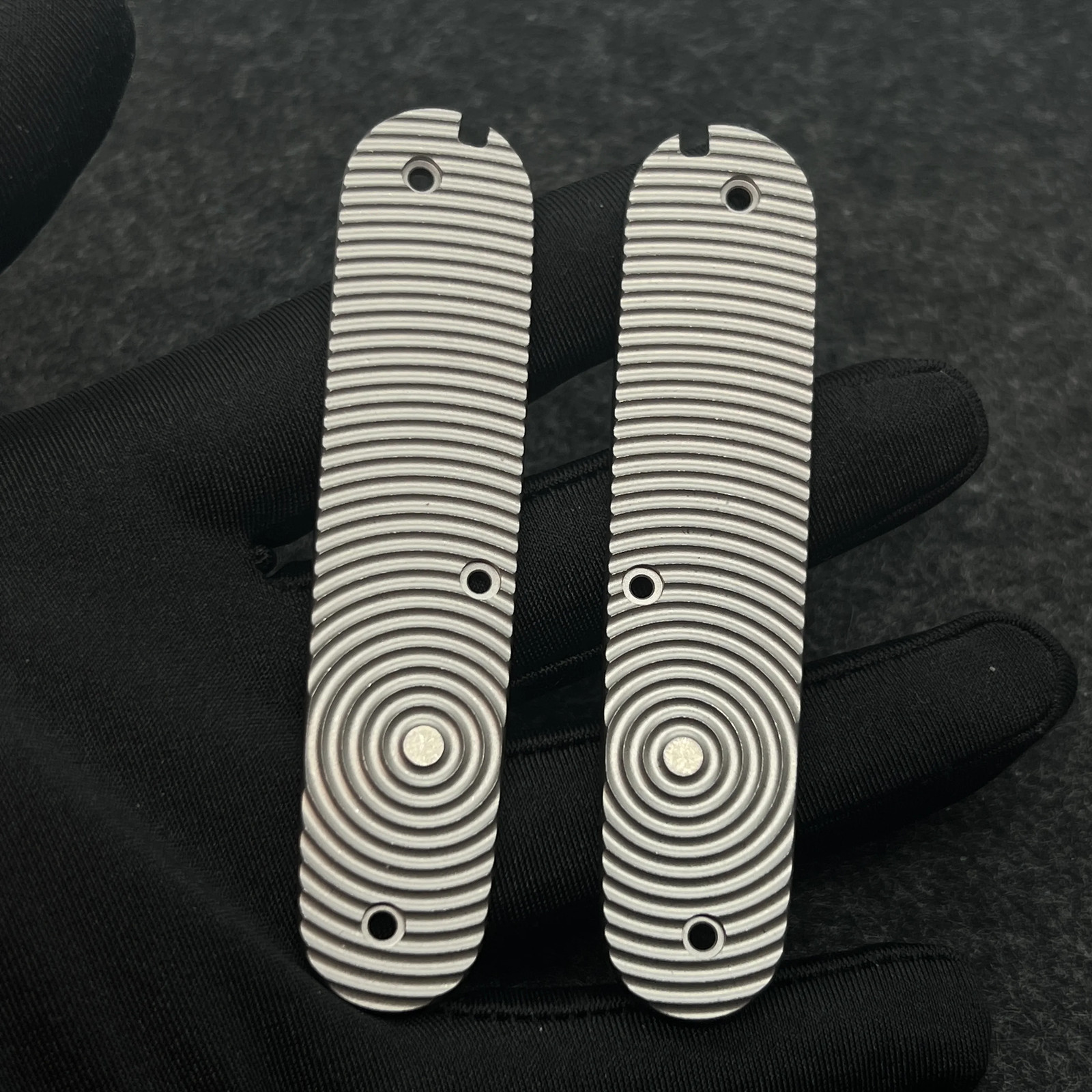 3 Layers Titanium Handle Grip Scales without Corkscrew For 91mm Victorinox SAK