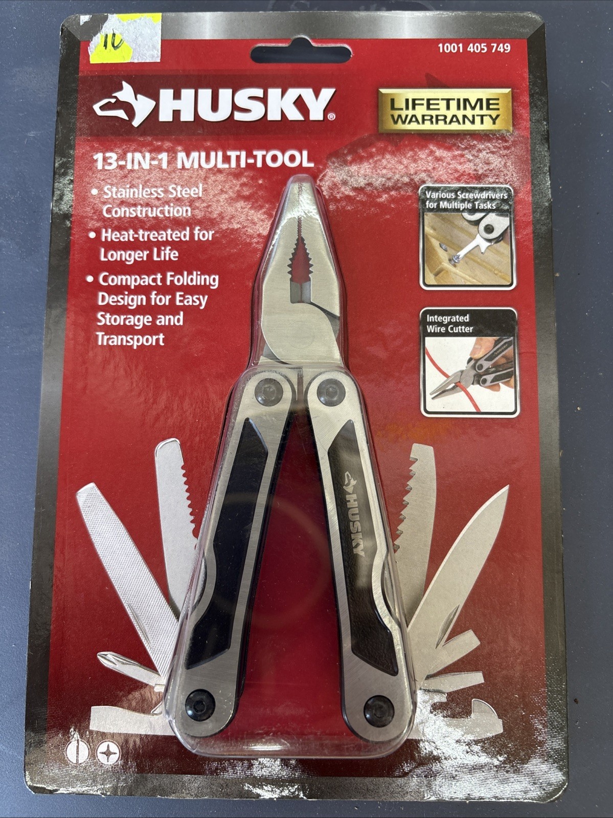 Husky 13-in-1 Multi-Tool Stainless Steel – Guaranteed New