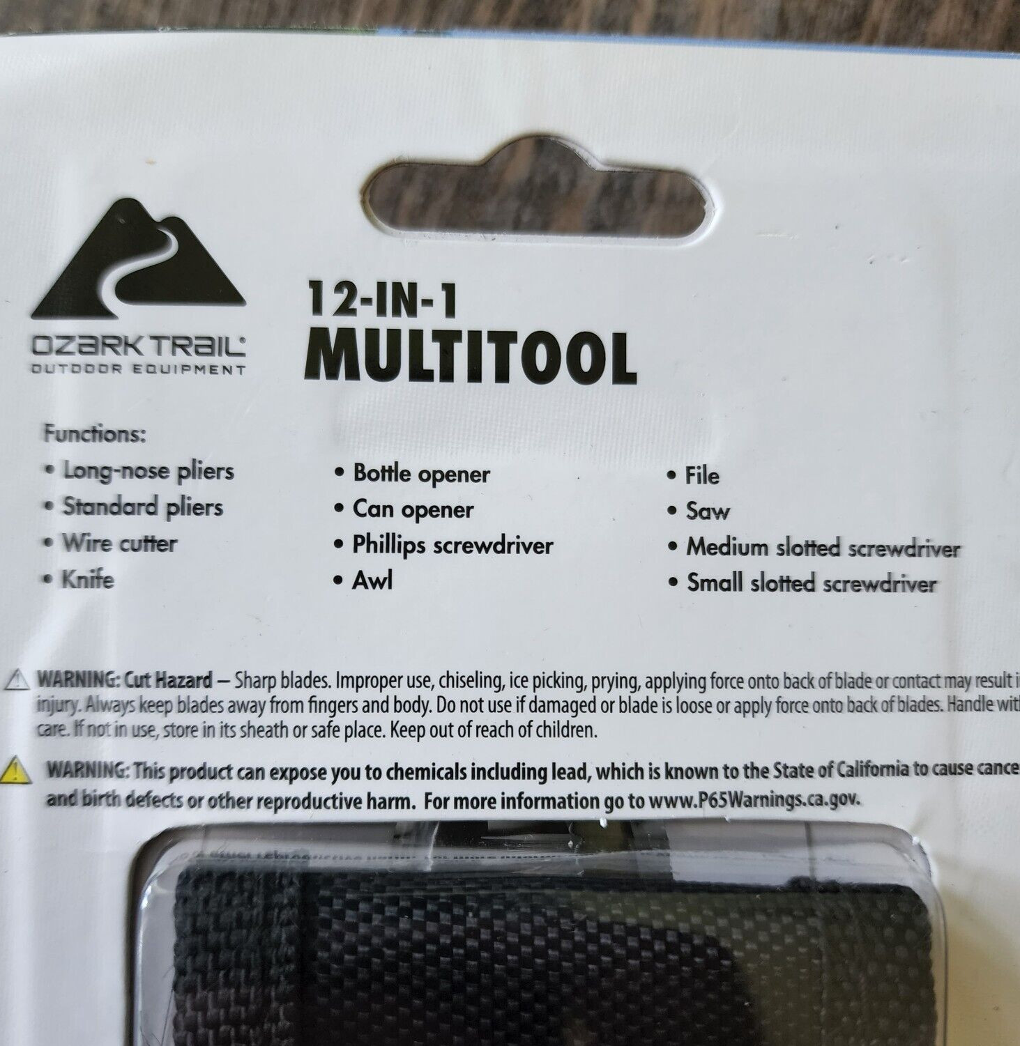 Ozark Trail 12 In 1 Multi-Tool W/ Sheath – Camping Outdoor Hiking – 8703