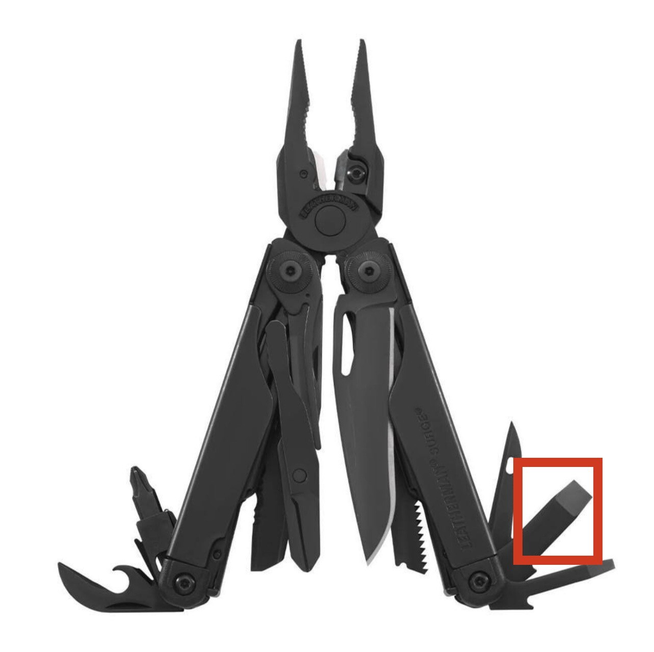 Leatherman Surge Parts Mod Replacement Super Tool 300 Large Screwdriver, black