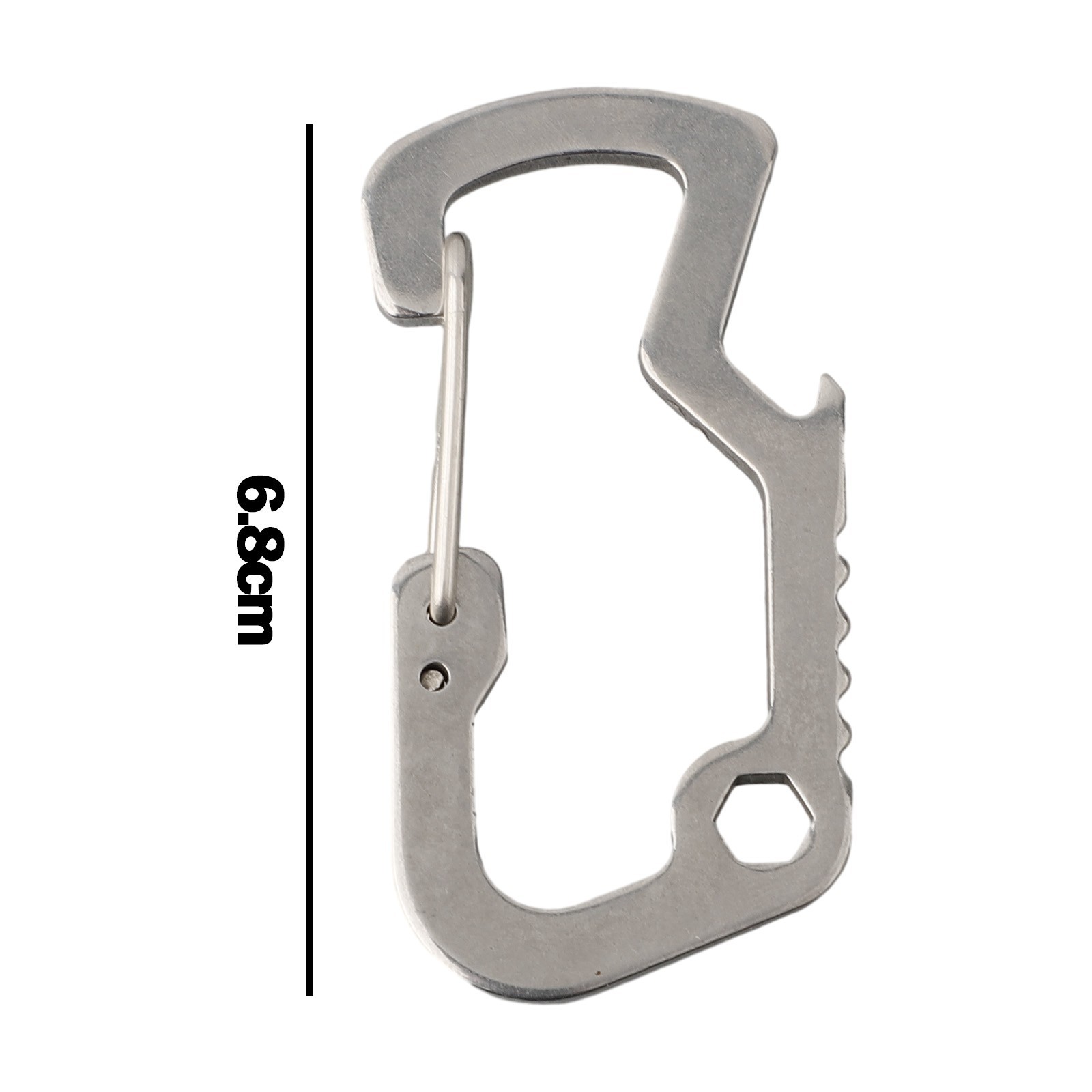 Lightweight Factory Carabiner Bottle Opener 1 Pc 3.3*6.8cm Inner Hexagonal