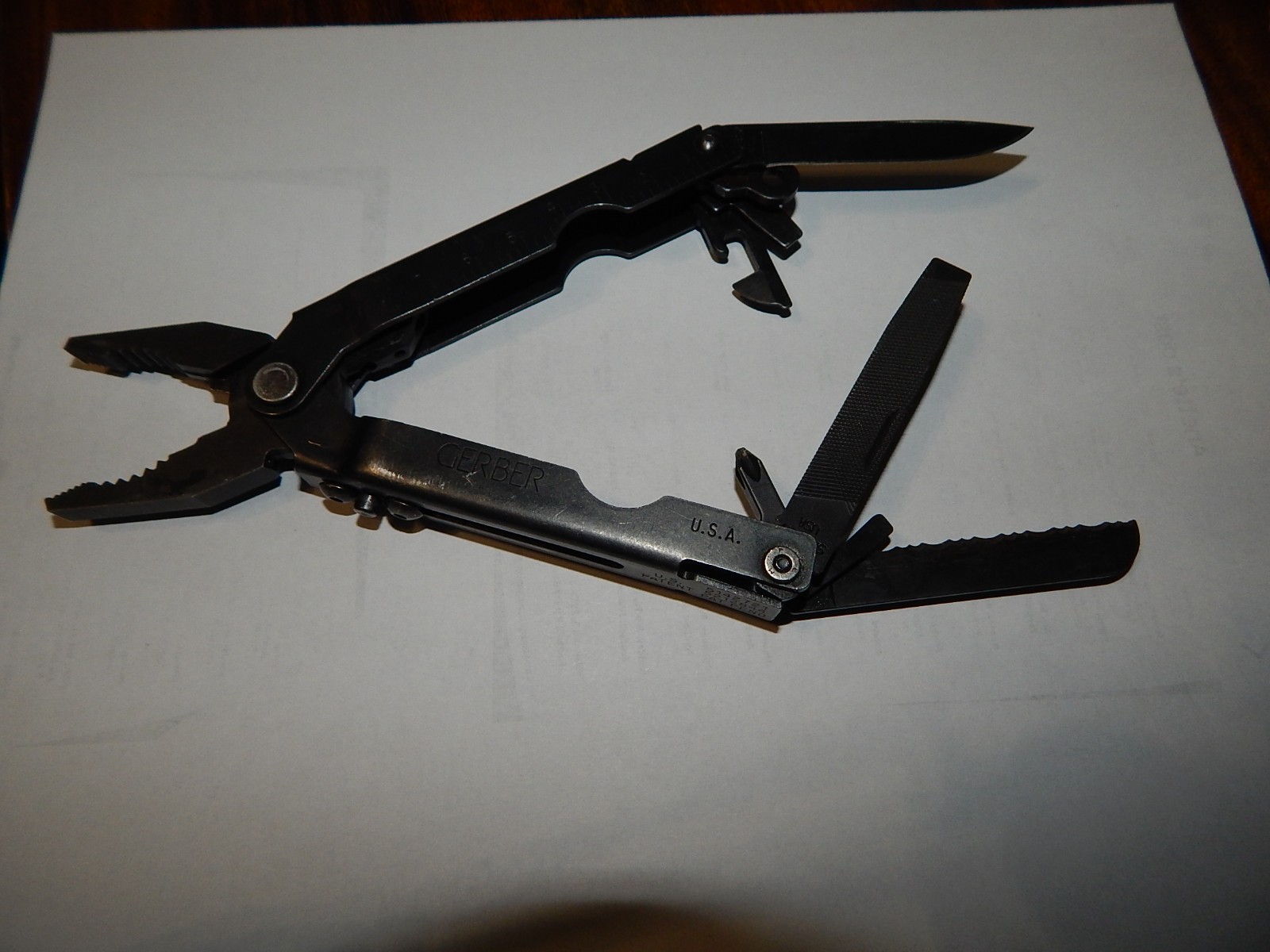 Gerber Multiplier Blunt Nose Black Stainless USA