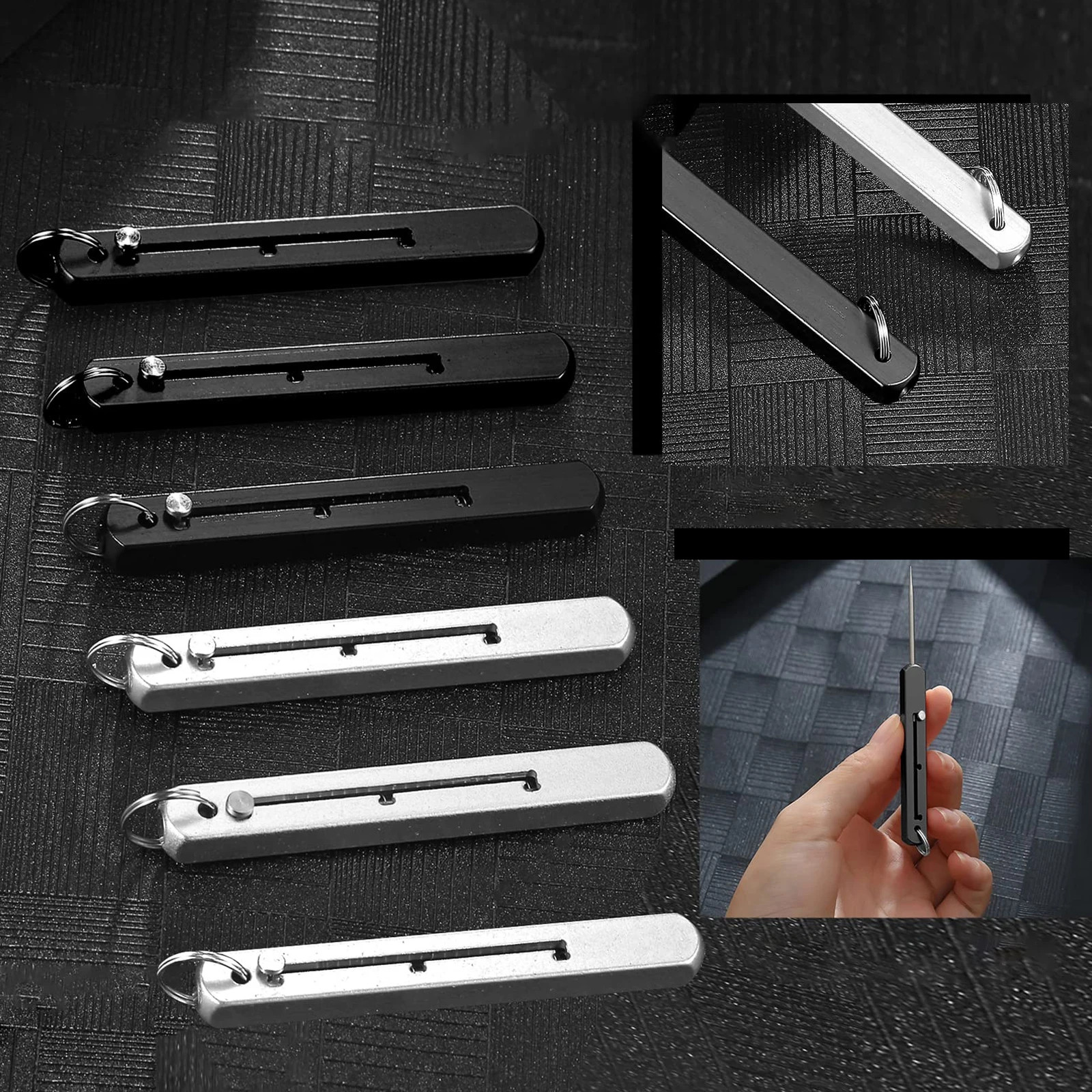Portable Titanium Toothpicks Pocket Toothpick Metal Toothpick Holder Outdoor