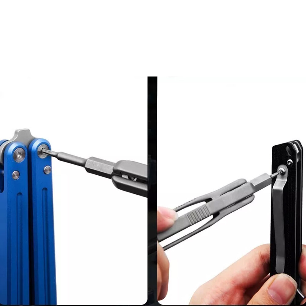 Titanium Alloy Multi Tools Bottle Opener Screwdriver EDC Outdoor Gadget Pocket