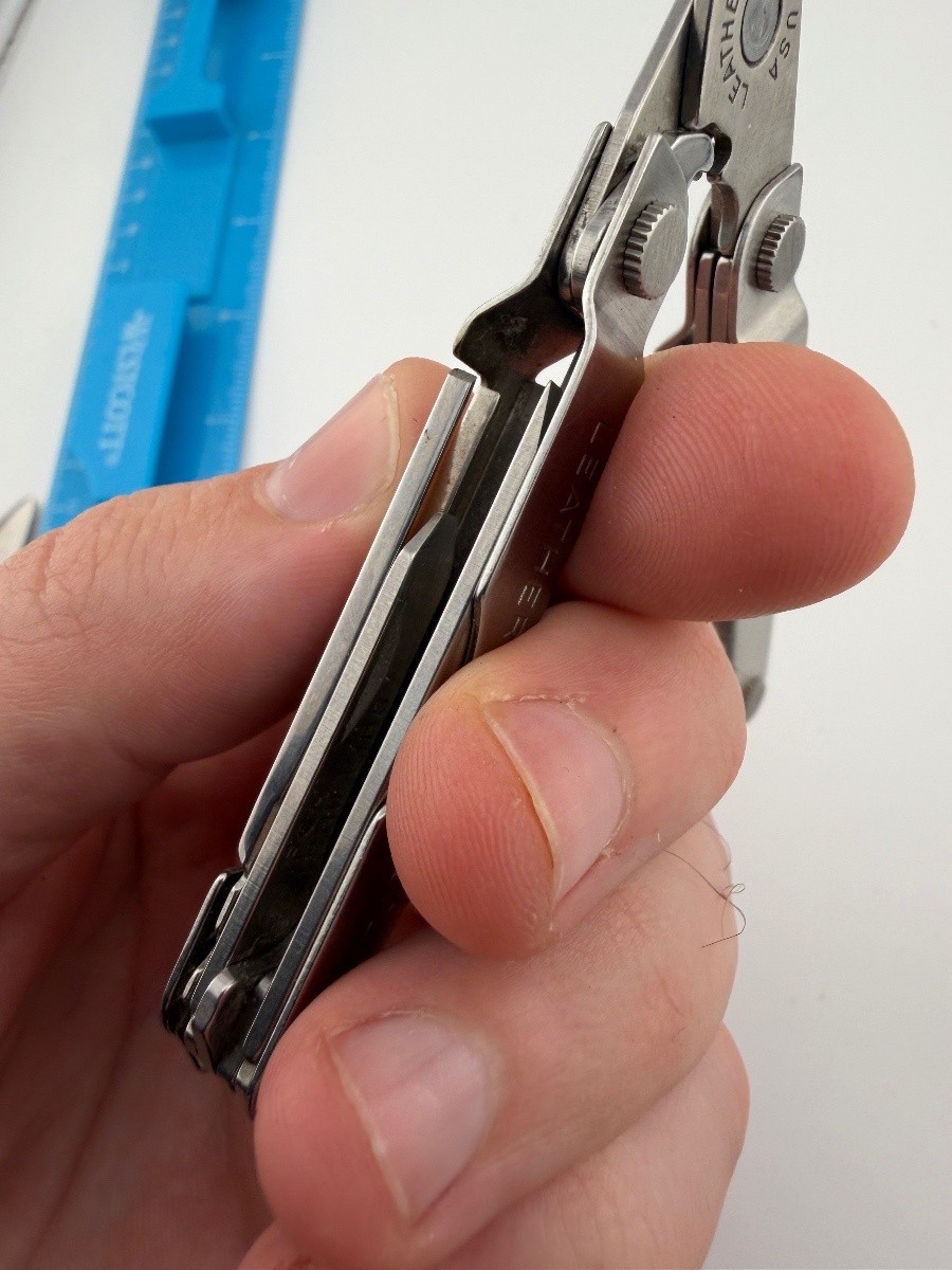Leatherman Micra Keychain Multi-Tool Stainless Steel Compact 2.5in Closed