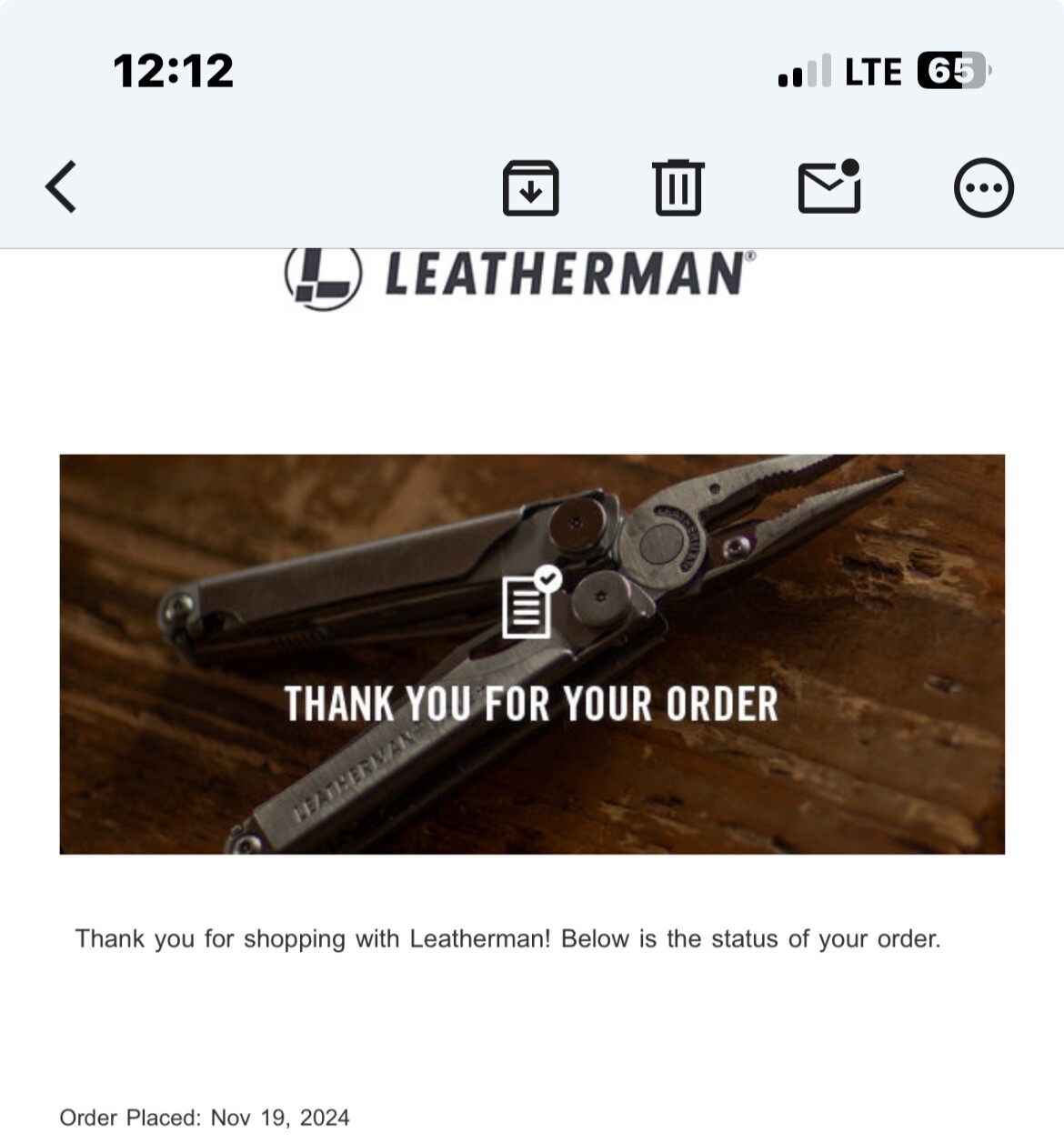 BRAND NEW IN BOX Leatherman Ratchet Driver 1/4 Hex Bit Model 931030